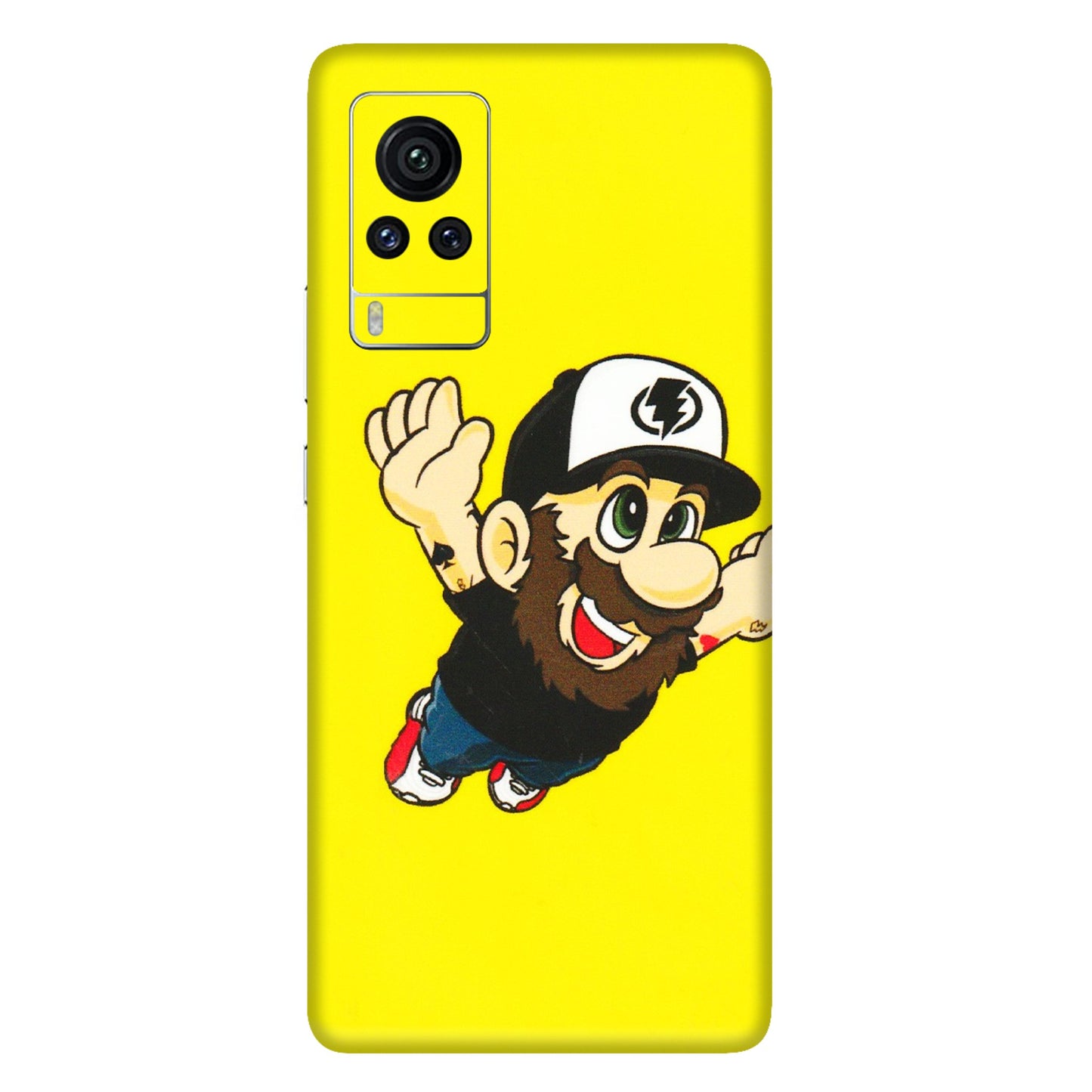 VIVO Z/V/X/T/U/S Series Phone Skins (All Models) - Flying Beardo - 3D Embossed Finish (L-60) Vivo X60 Pro