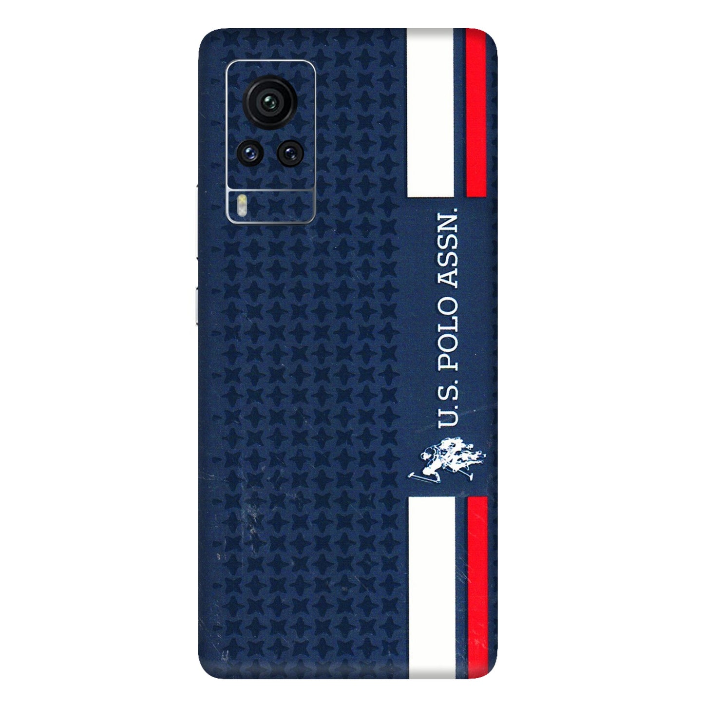 VIVO Z/V/X/T/U/S Series Phone Skins (All Models) - US POLO Designer Brand - 3D Embossed Finish (L-65) Vivo X60 Pro