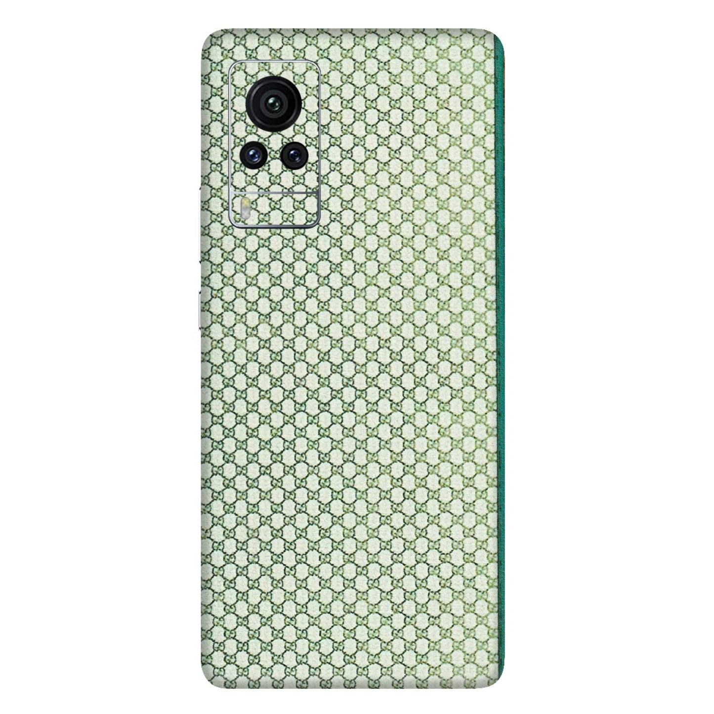 VIVO Z/V/X/T/U/S Series Phone Skins (All Models) - Gucci Fabric Pattern - 3D Embossed Finish (L-73) Vivo X60 Pro