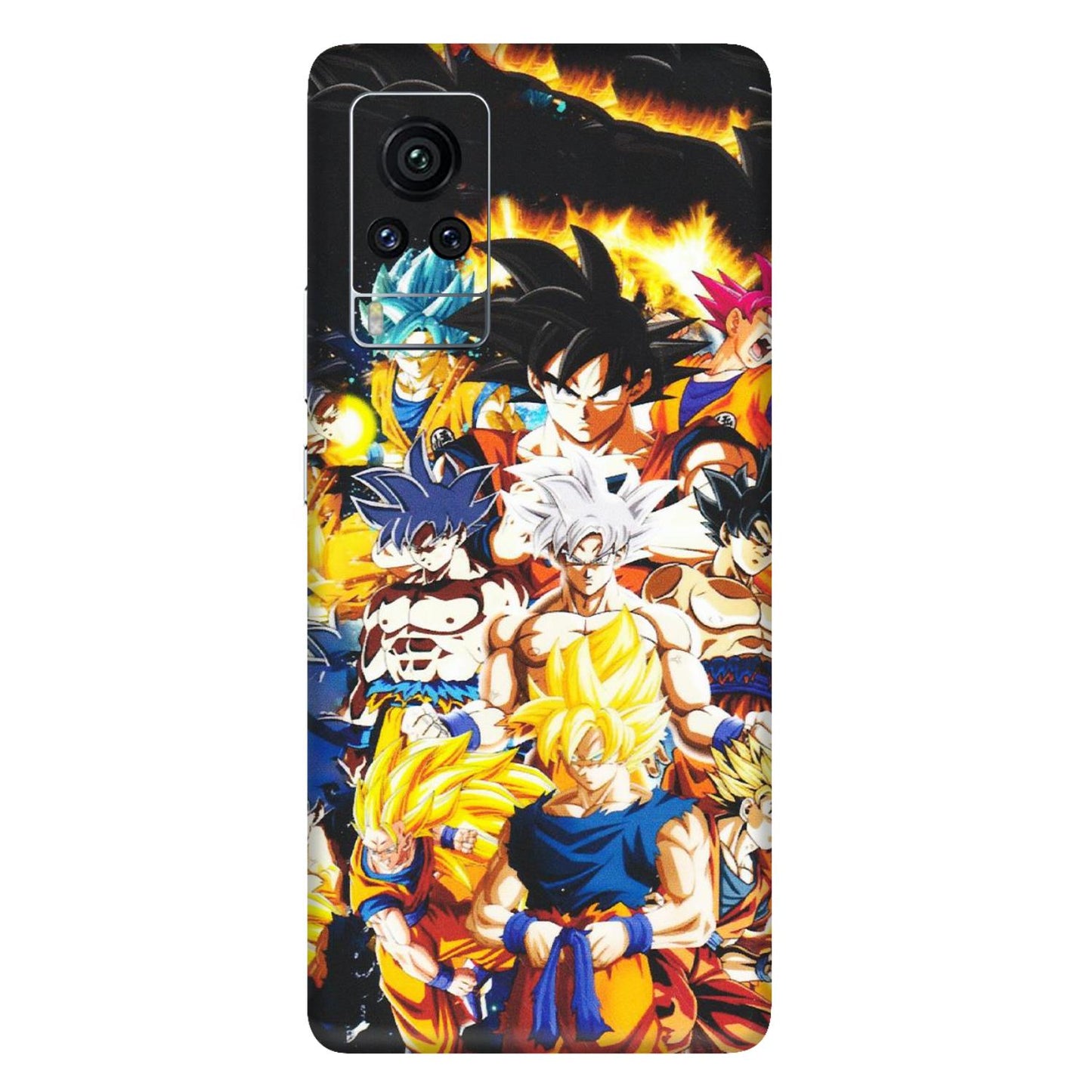 VIVO Z/V/X/T/U/S Series Phone Skins (All Models) - Ultimate Dragon Ball Z - Matte Finish (M-100) Vivo X60 Pro