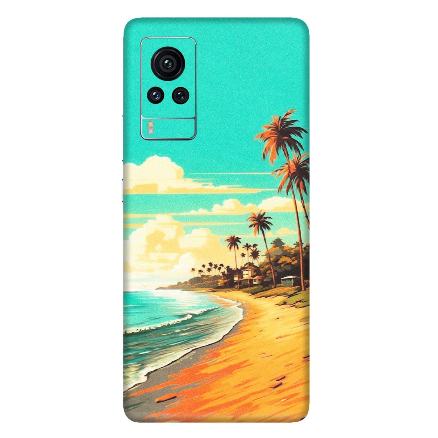 VIVO Z/V/X/T/U/S Series Phone Skins (All Models) - Miami Beach - Matte Finish (M-136) Vivo X60 Pro