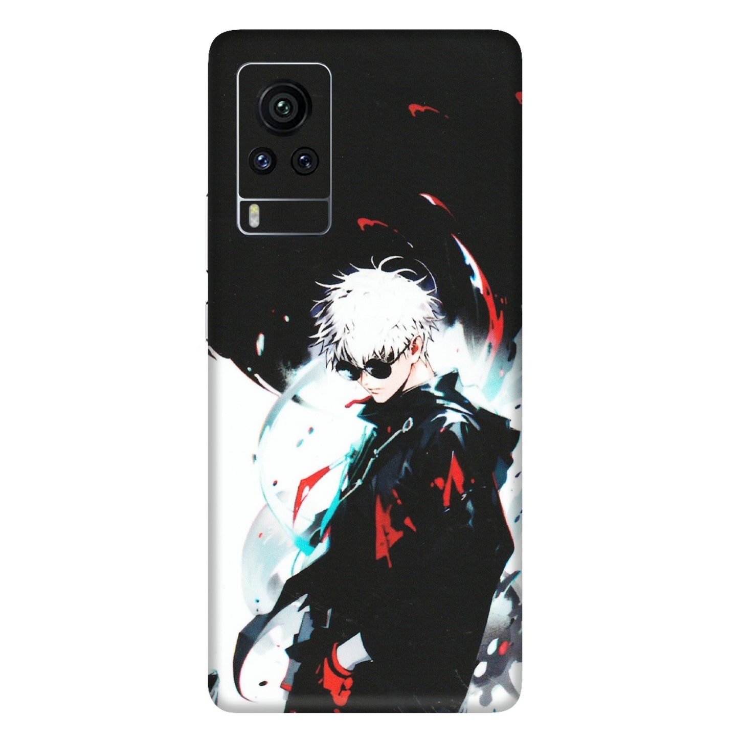 VIVO Z/V/X/T/U/S Series Phone Skins (All Models) - Gojo Powerful Charater Kaisen Anime - Matte Finish (M-144) Vivo X60 Pro