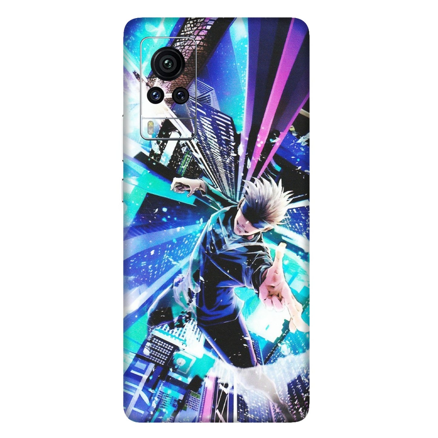 VIVO Z/V/X/T/U/S Series Phone Skins (All Models) - Manga Action Jujustu Kaisen Anime - Matte Finish (M-155) Vivo X60 Pro