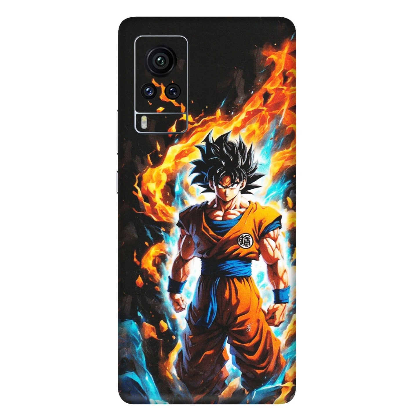 VIVO Z/V/X/T/U/S Series Phone Skins (All Models) - Goku Transformation Anime - Matte Finish (M-159) Vivo X60 Pro