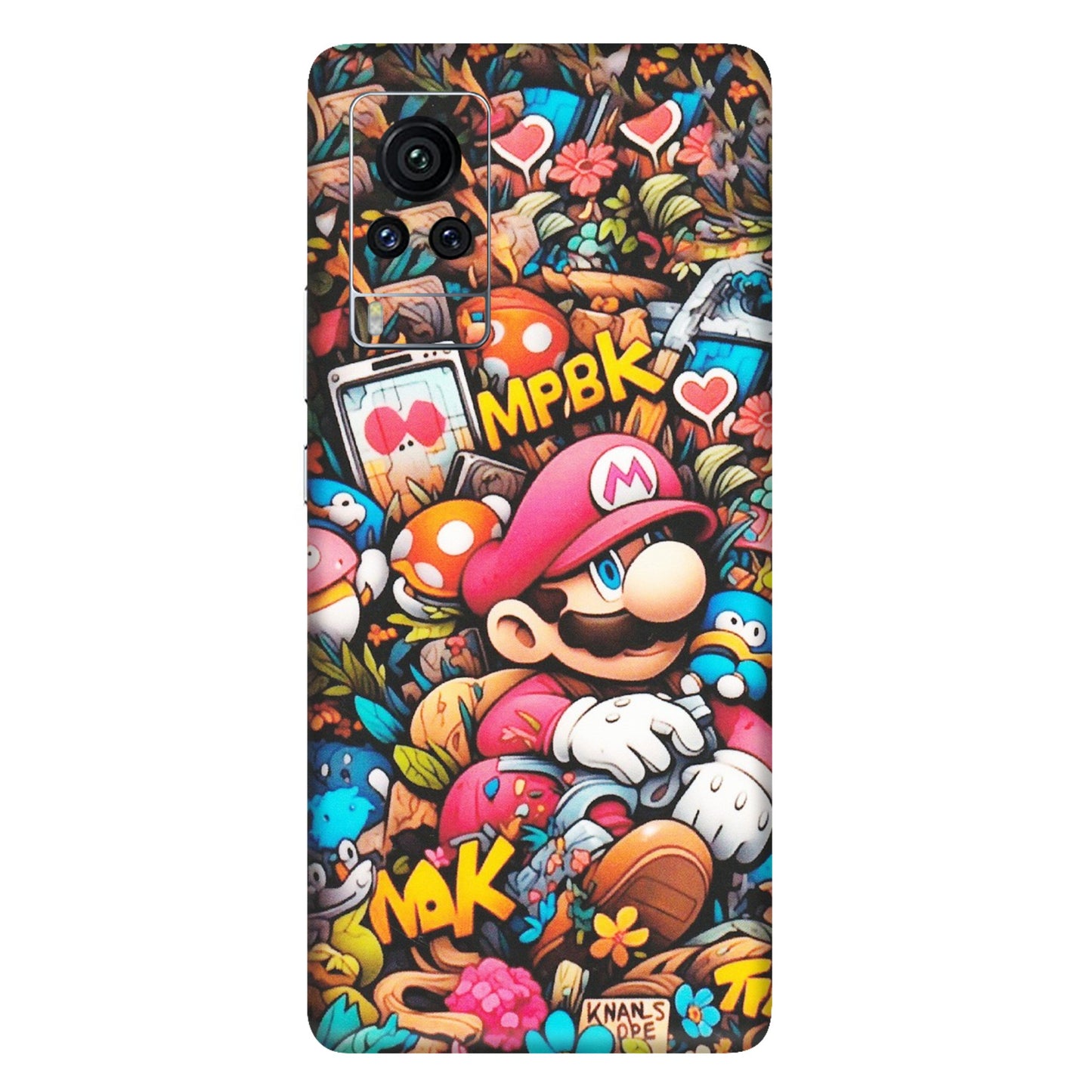 VIVO Z/V/X/T/U/S Series Phone Skins (All Models) - Super Mario Bros Artistic - Matte Finish (M-173) Vivo X60 Pro