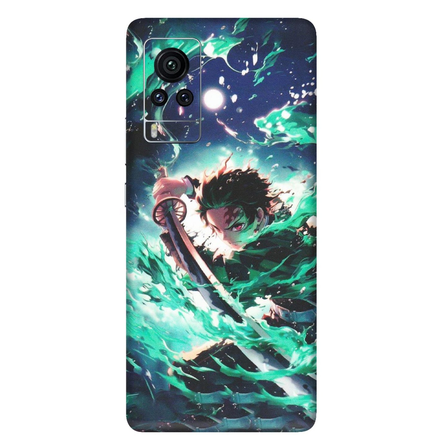 VIVO Z/V/X/T/U/S Series Phone Skins (All Models) - Sword Fighter Anime - Matte Finish (M-29) Vivo X60 Pro
