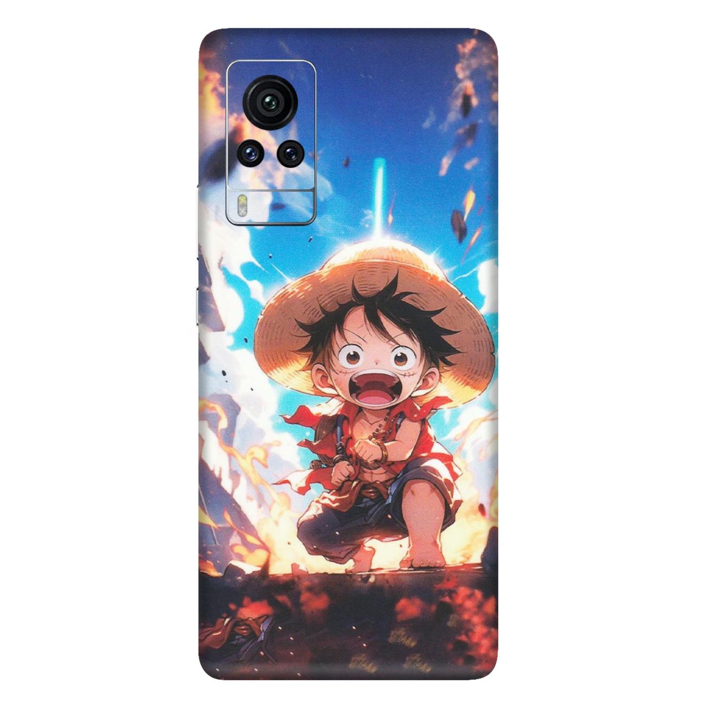 VIVO Z/V/X/T/U/S Series Phone Skins (All Models) - Toon One Piece Cute Character - Matte Finish (M-35) Vivo X60 Pro