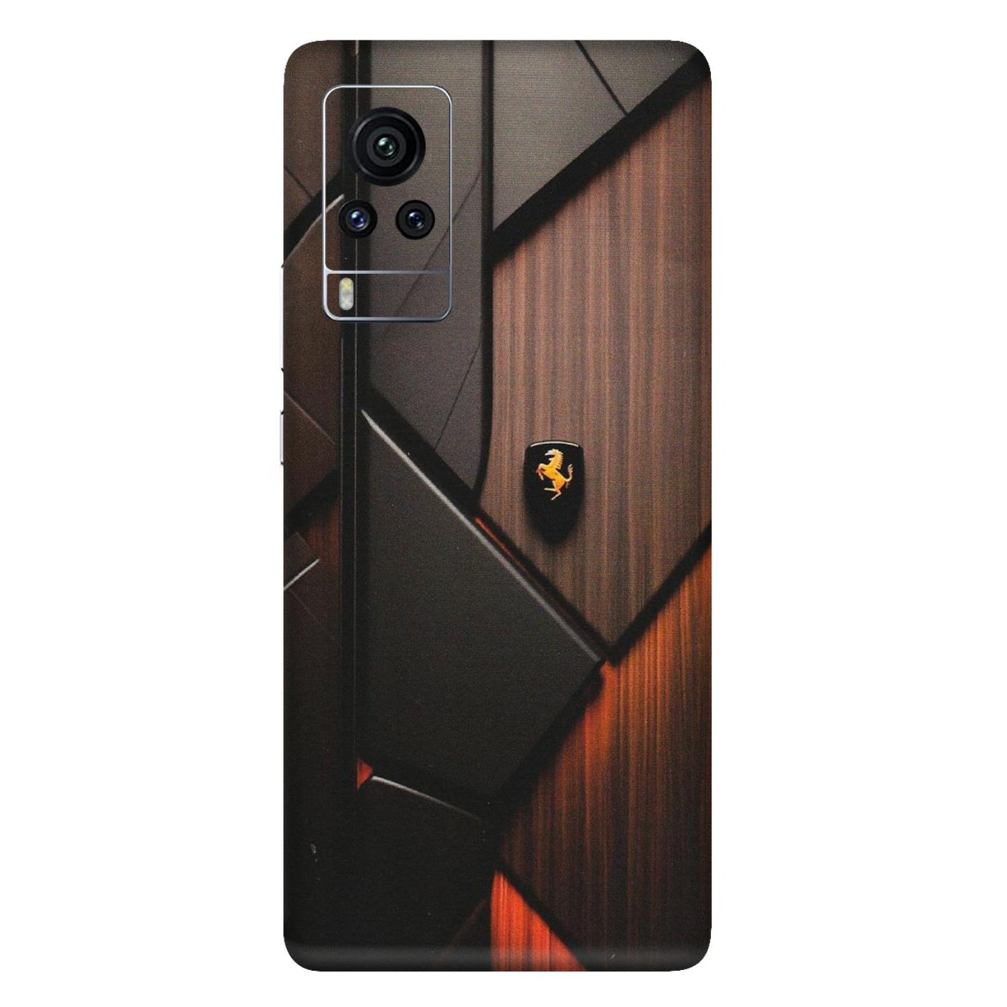 VIVO Z/V/X/T/U/S Series Phone Skins (All Models) - Lambo Beauty Wood Pattern Sober - Matte Finish (M-51) Vivo X60 Pro