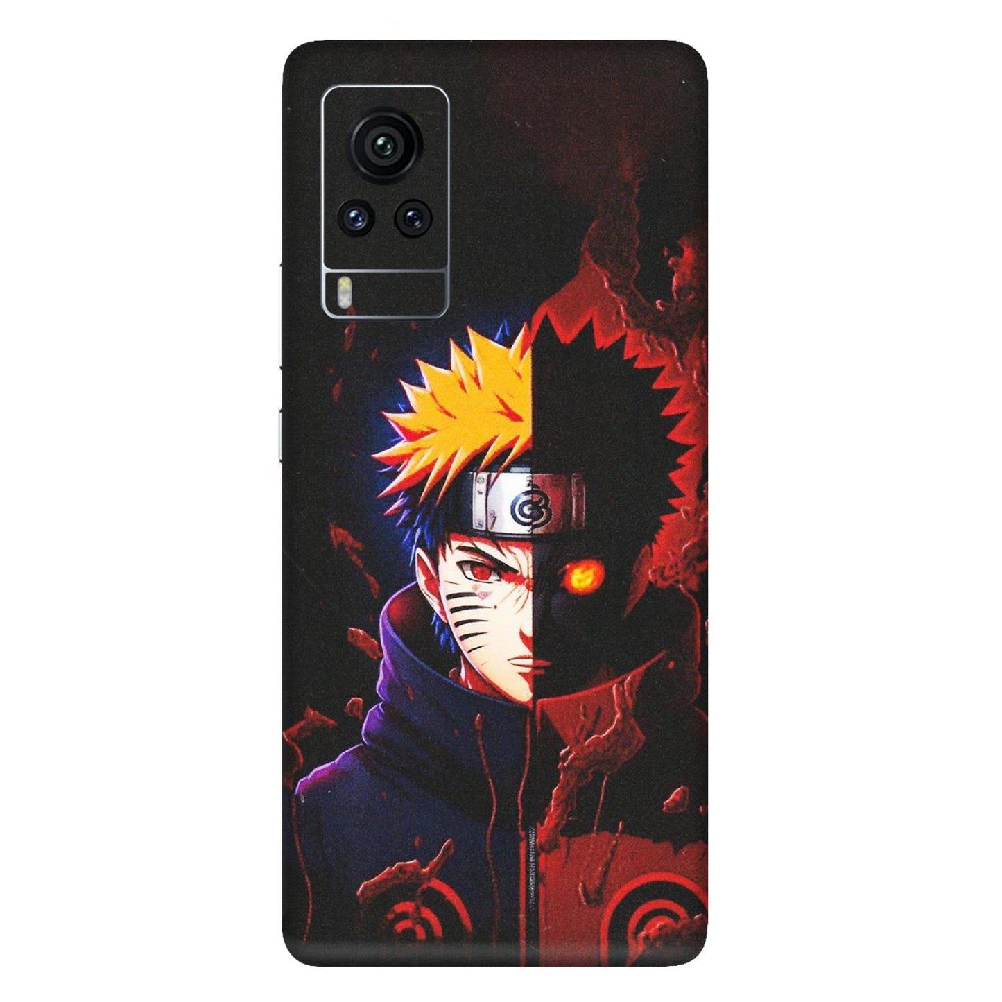 VIVO Z/V/X/T/U/S Series Phone Skins (All Models) - Naruto X Evil - Matte Finish (M-70) Vivo X60 Pro