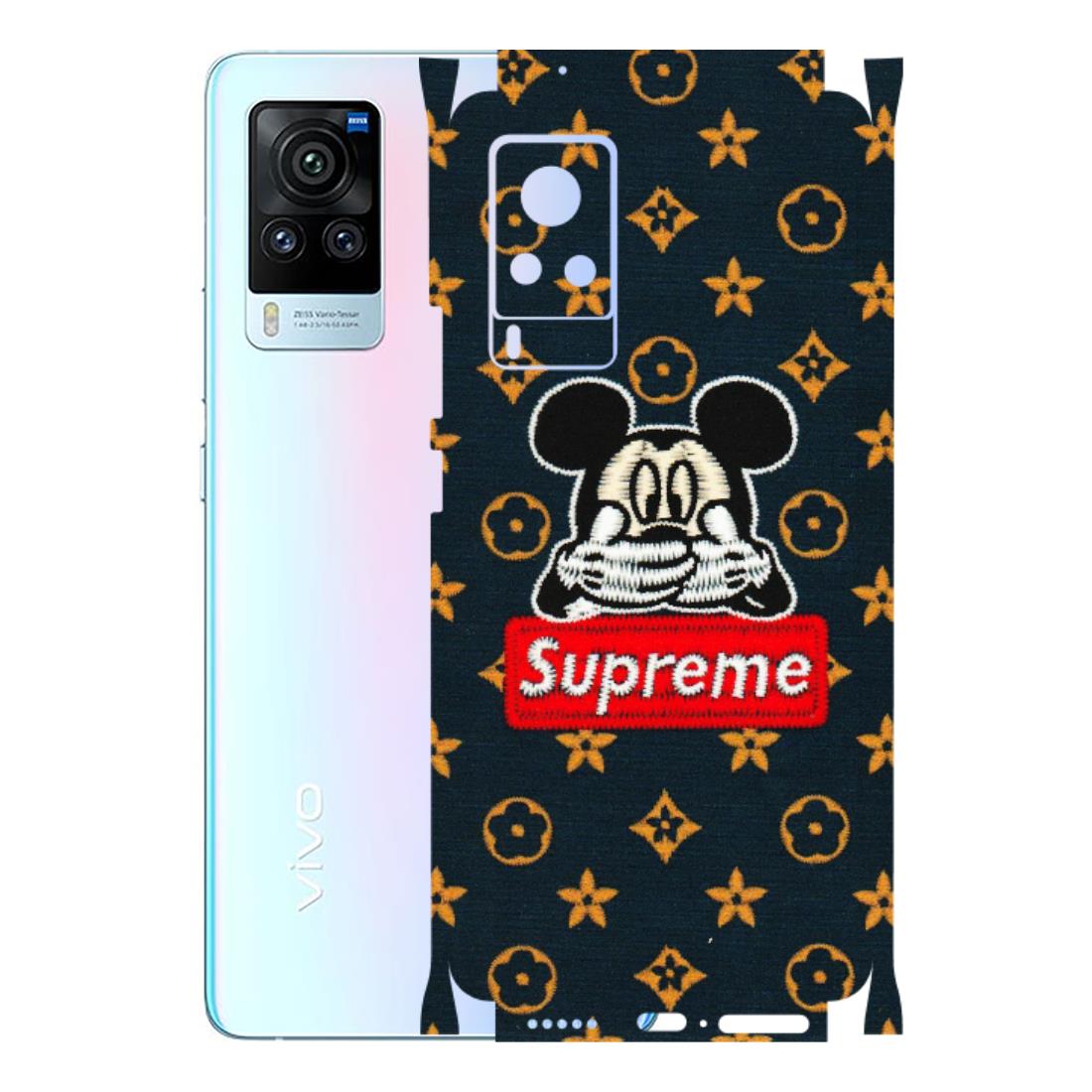 VIVO Z/V/X/T/U/S Series Phone Skins (All Models) - Mickey Supreme - Matte Finish (M-83) Vivo X60 Pro