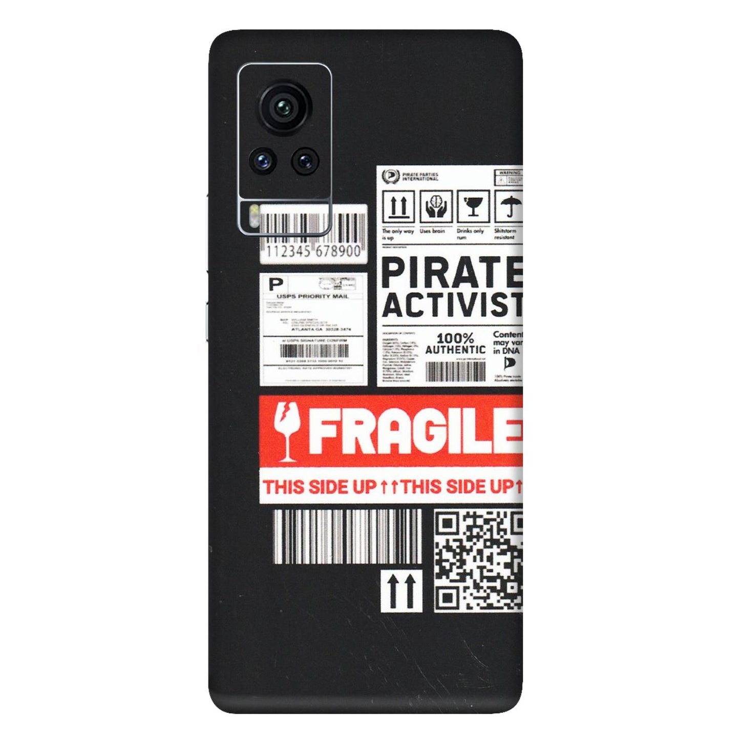 VIVO Z/V/X/T/U/S Series Phone Skins (All Models) - Handle With Care - Matte Finish (M-99) Vivo X60 Pro