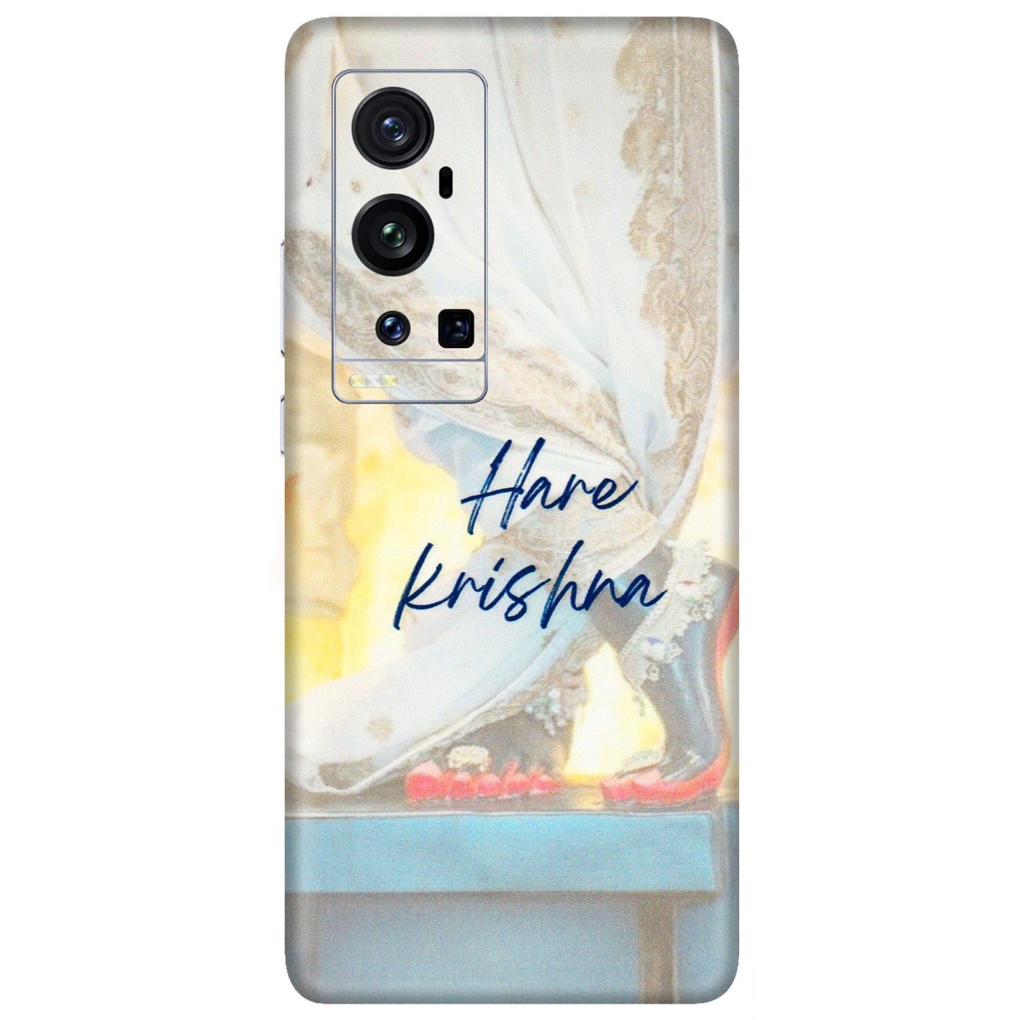 VIVO Z/V/X/T/U/S Series Phone Skins (All Models) - Hare Krishna - 3D Embossed Finish (L-03) Vivo X60 Pro Plus