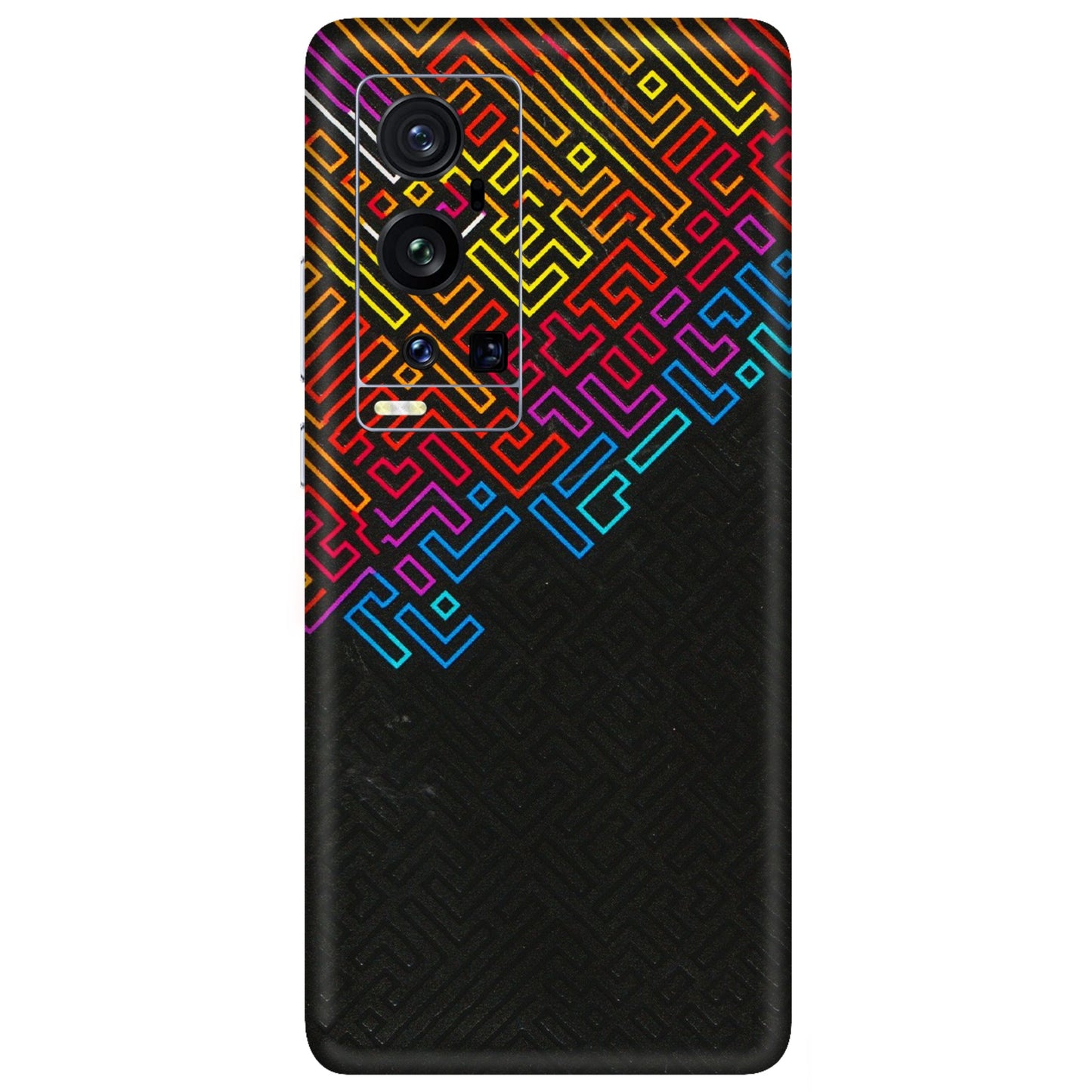 VIVO Z/V/X/T/U/S Series Phone Skins (All Models) - Dotme Pattern Art - 3D Embossed Finish (L-121) Vivo X60 Pro Plus