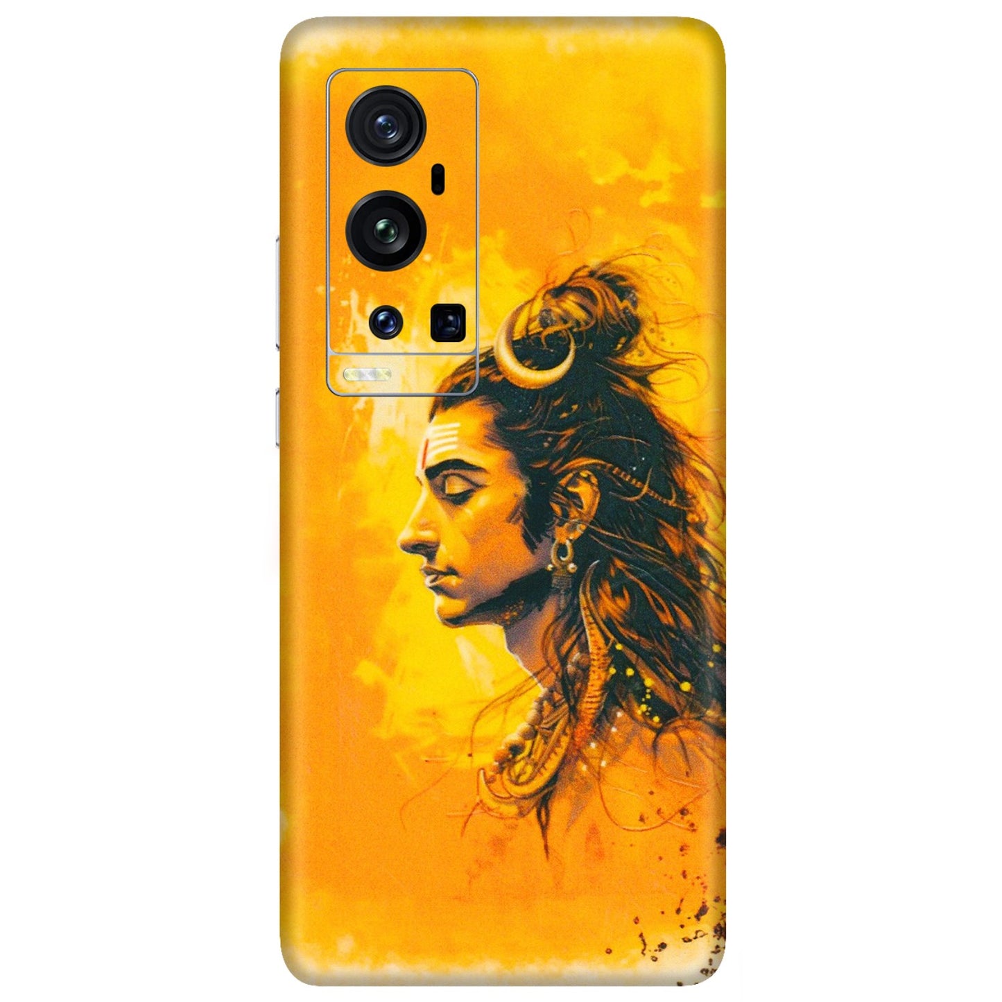 VIVO Z/V/X/T/U/S Series Phone Skins (All Models) - Shiv Shakti - 3D Embossed Finish (L-14) Vivo X60 Pro Plus