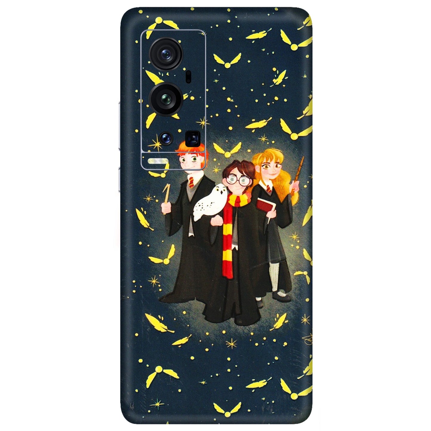 VIVO Z/V/X/T/U/S Series Phone Skins (All Models) - Harry Potter - 3D Embossed Finish (L-183) Vivo X60 Pro Plus