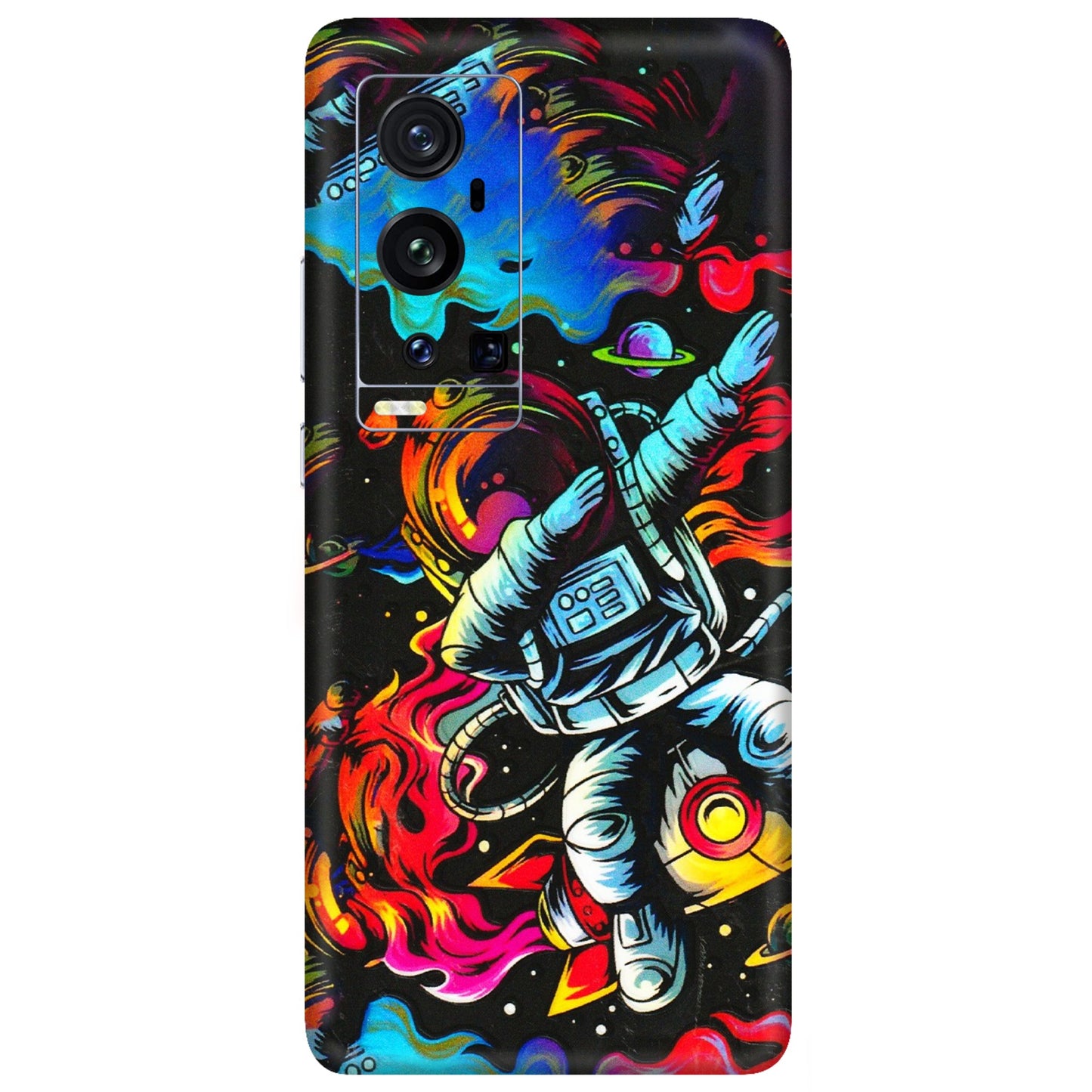 VIVO Z/V/X/T/U/S Series Phone Skins (All Models) - Astronaut Dope - 3D Embossed Finish (L-191) Vivo X60 Pro Plus