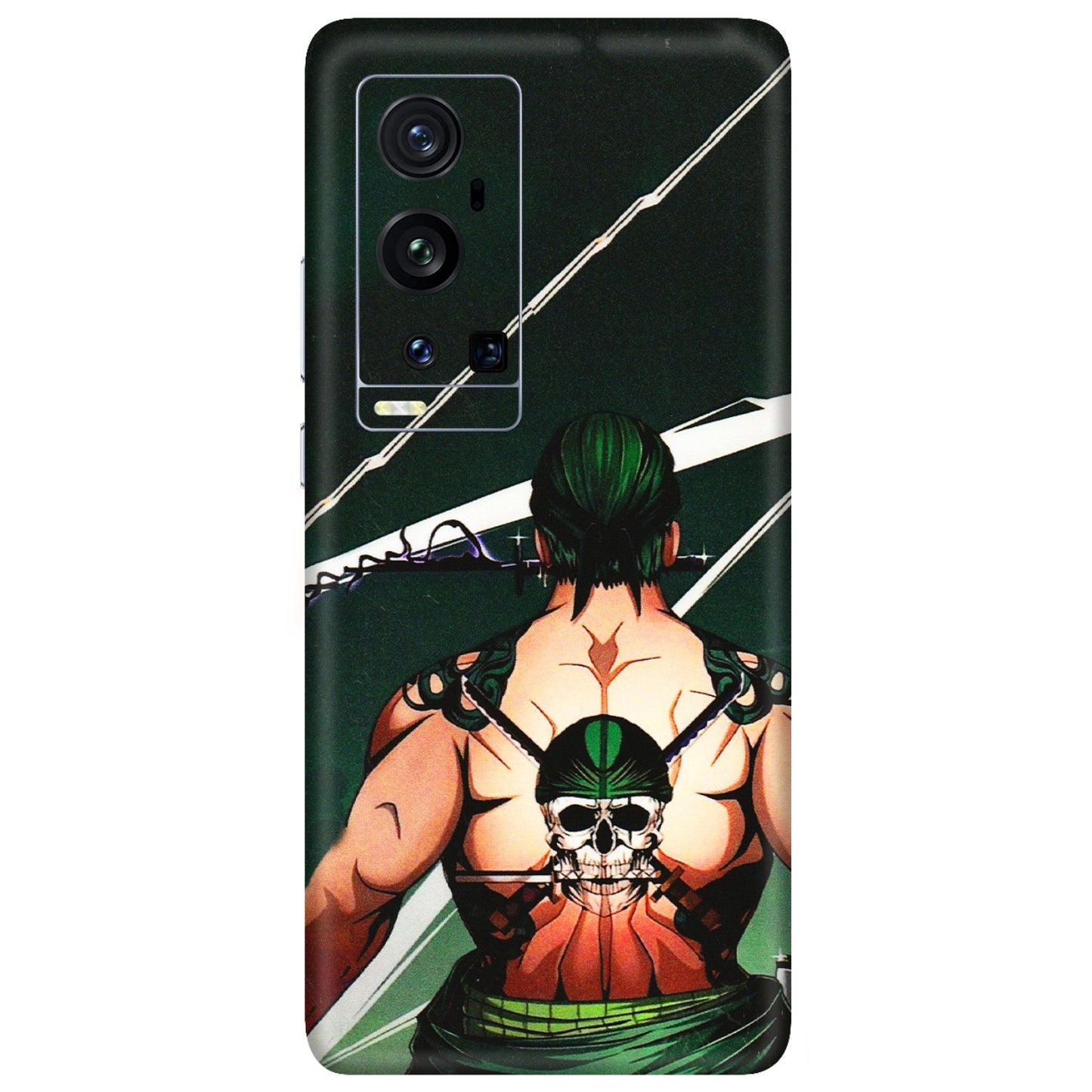 VIVO Z/V/X/T/U/S Series Phone Skins (All Models) - Zoro Anime - 3D Embossed Finish (L-23) Vivo X60 Pro Plus