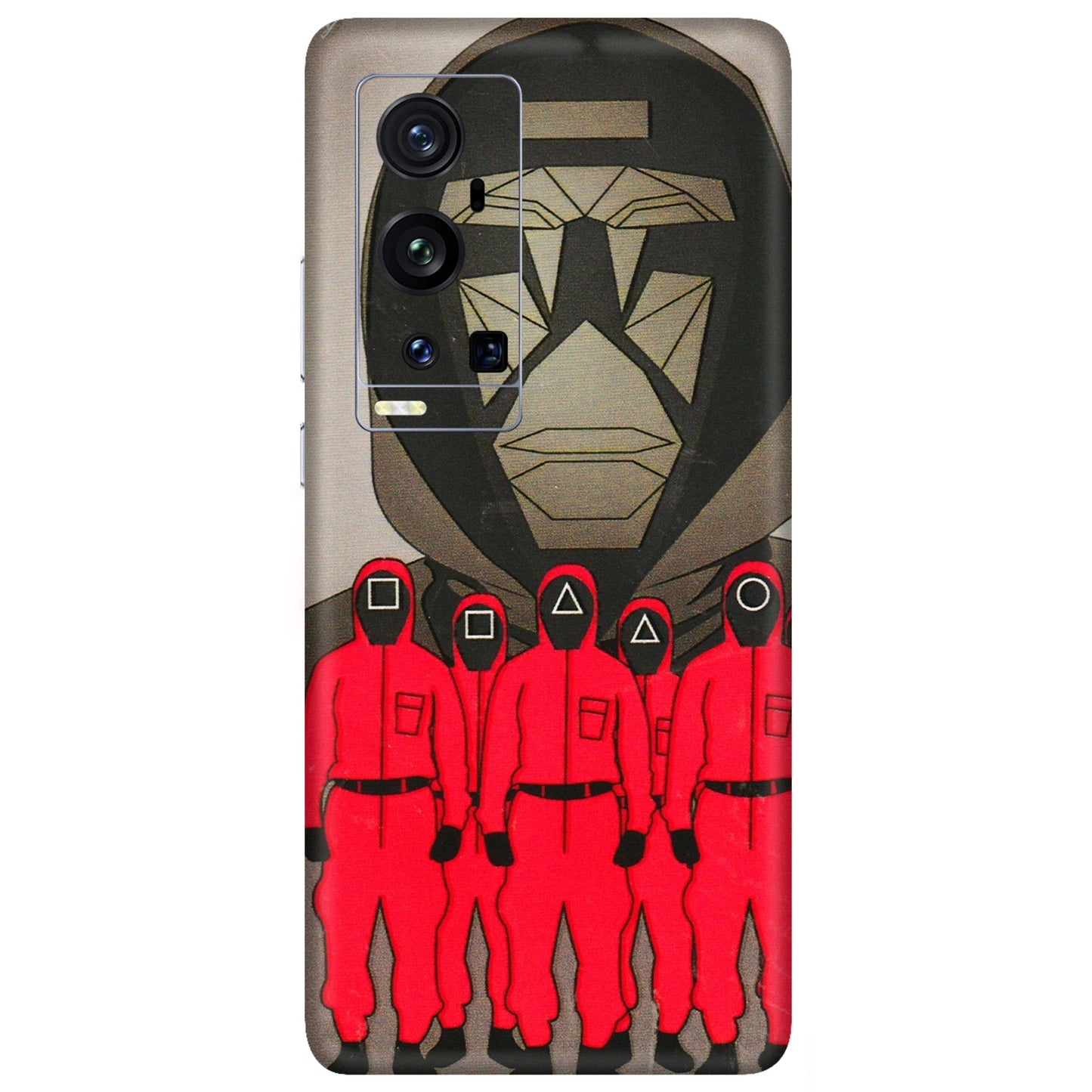 VIVO Z/V/X/T/U/S Series Phone Skins (All Models) - Squid Game Hero - 3D Embossed Finish (L-245) Vivo X60 Pro Plus