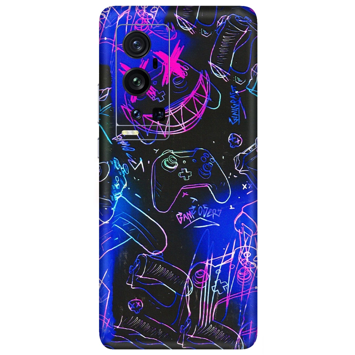 VIVO Z/V/X/T/U/S Series Phone Skins (All Models) - Gamers Paradise - 3D Embossed Finish (L-258) Vivo X60 Pro Plus