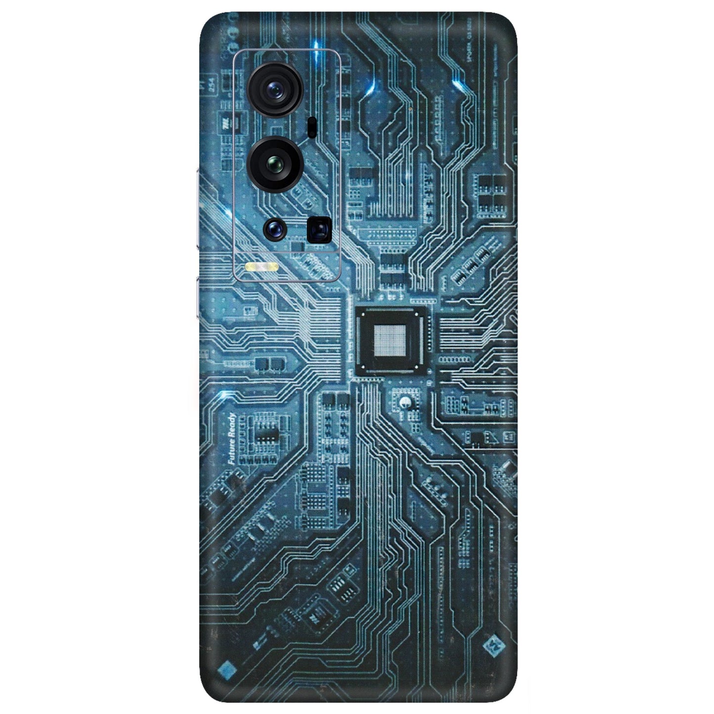 VIVO Z/V/X/T/U/S Series Phone Skins (All Models) - Original Circuit - 3D Embossed Finish (L-267) Vivo X60 Pro Plus
