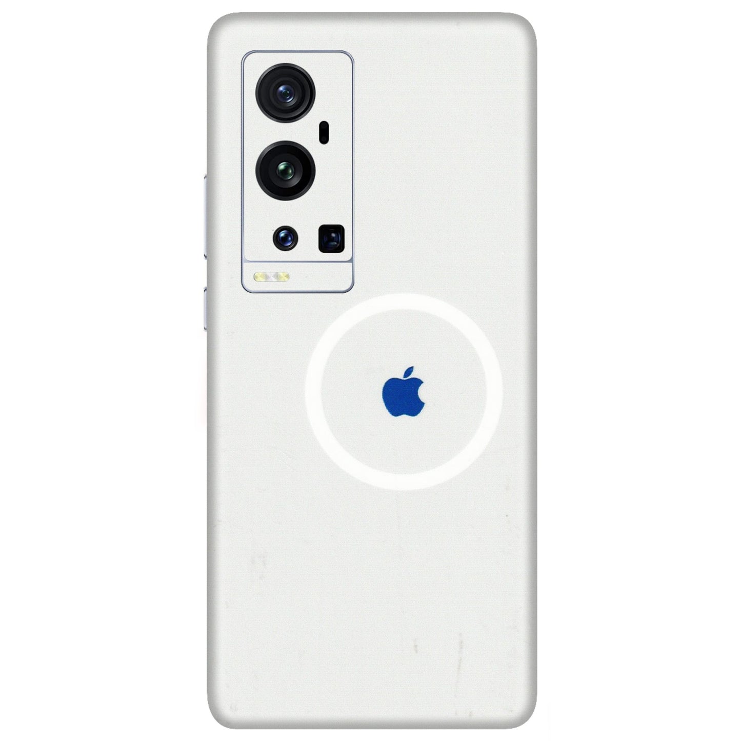 VIVO Z/V/X/T/U/S Series Phone Skins (All Models) - iPhone Magsafe Logo - 3D Embossed Finish (L-320) Vivo X60 Pro Plus