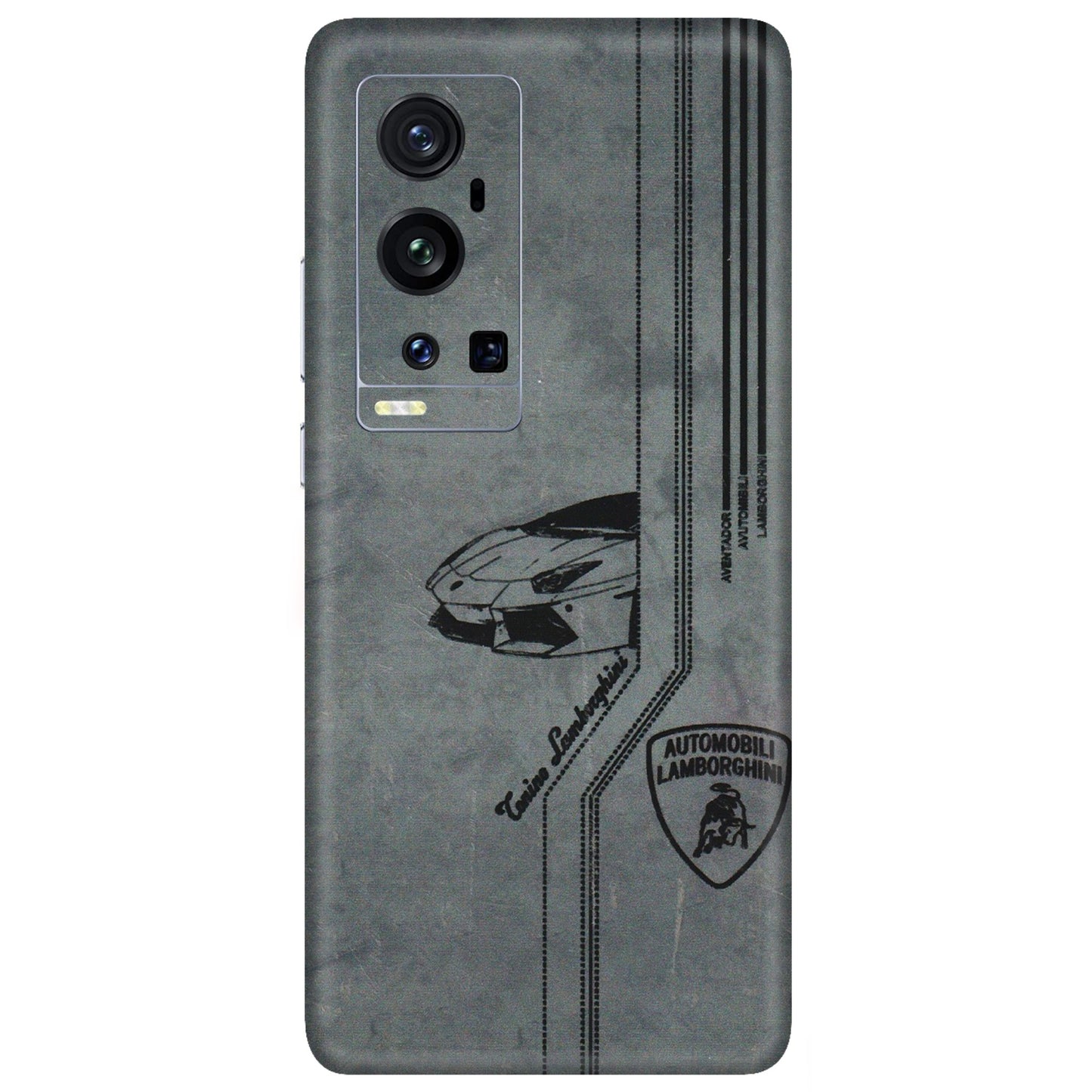 VIVO Z/V/X/T/U/S Series Phone Skins (All Models) - New Lamborgini Aventador - 3D Embossed Finish (L-321) Vivo X60 Pro Plus