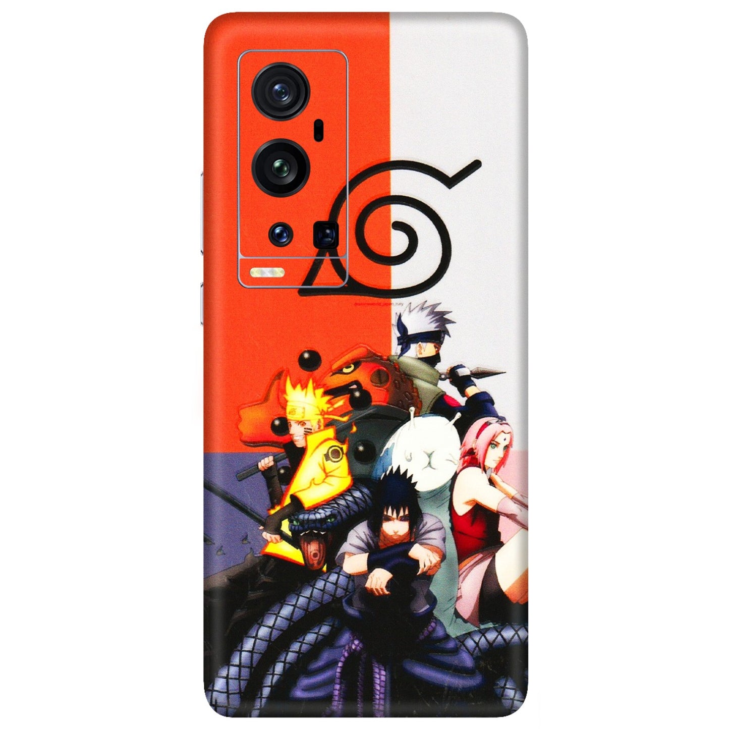 VIVO Z/V/X/T/U/S Series Phone Skins (All Models) - Naruto Final Fight - 3D Embossed Finish (L-33) Vivo X60 Pro Plus