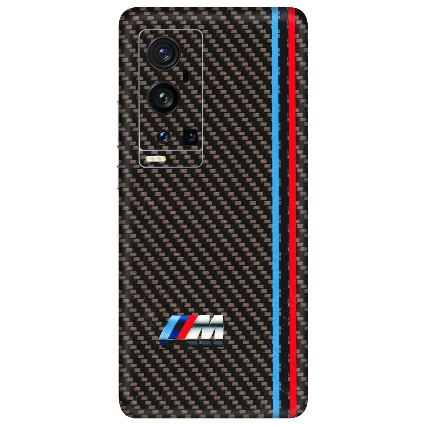 VIVO Z/V/X/T/U/S Series Phone Skins (All Models) - BM Carbon Fiber Feels - 3D Embossed Finish (L-38) Vivo X60 Pro Plus