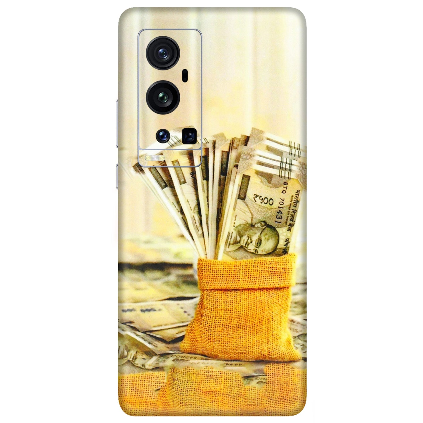 VIVO Z/V/X/T/U/S Series Phone Skins (All Models) - Show Me The Money - 3D Embossed Finish (L-52) Vivo X60 Pro Plus