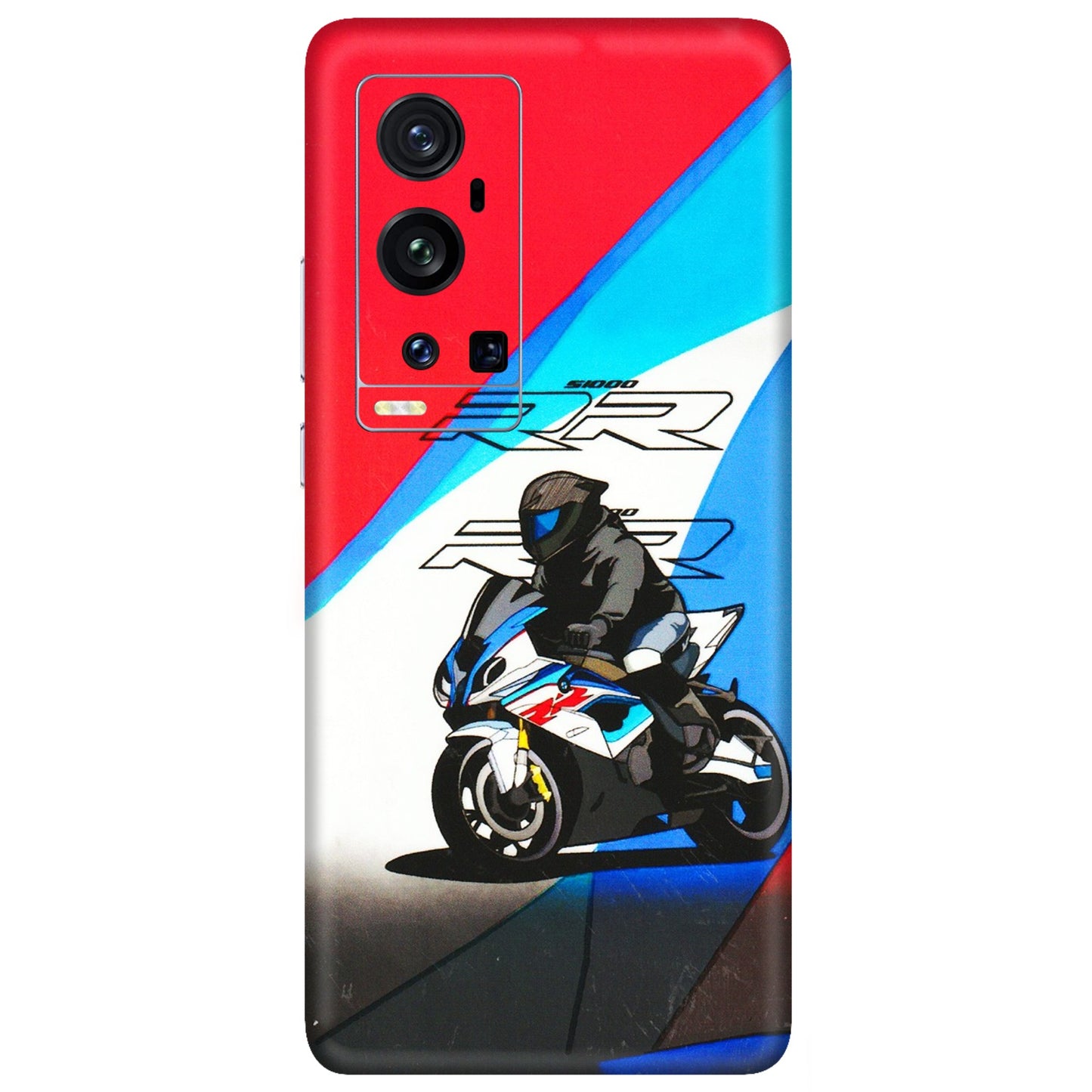 VIVO Z/V/X/T/U/S Series Phone Skins (All Models) - Bikers Love - 3D Embossed Finish (L-58) Vivo X60 Pro Plus