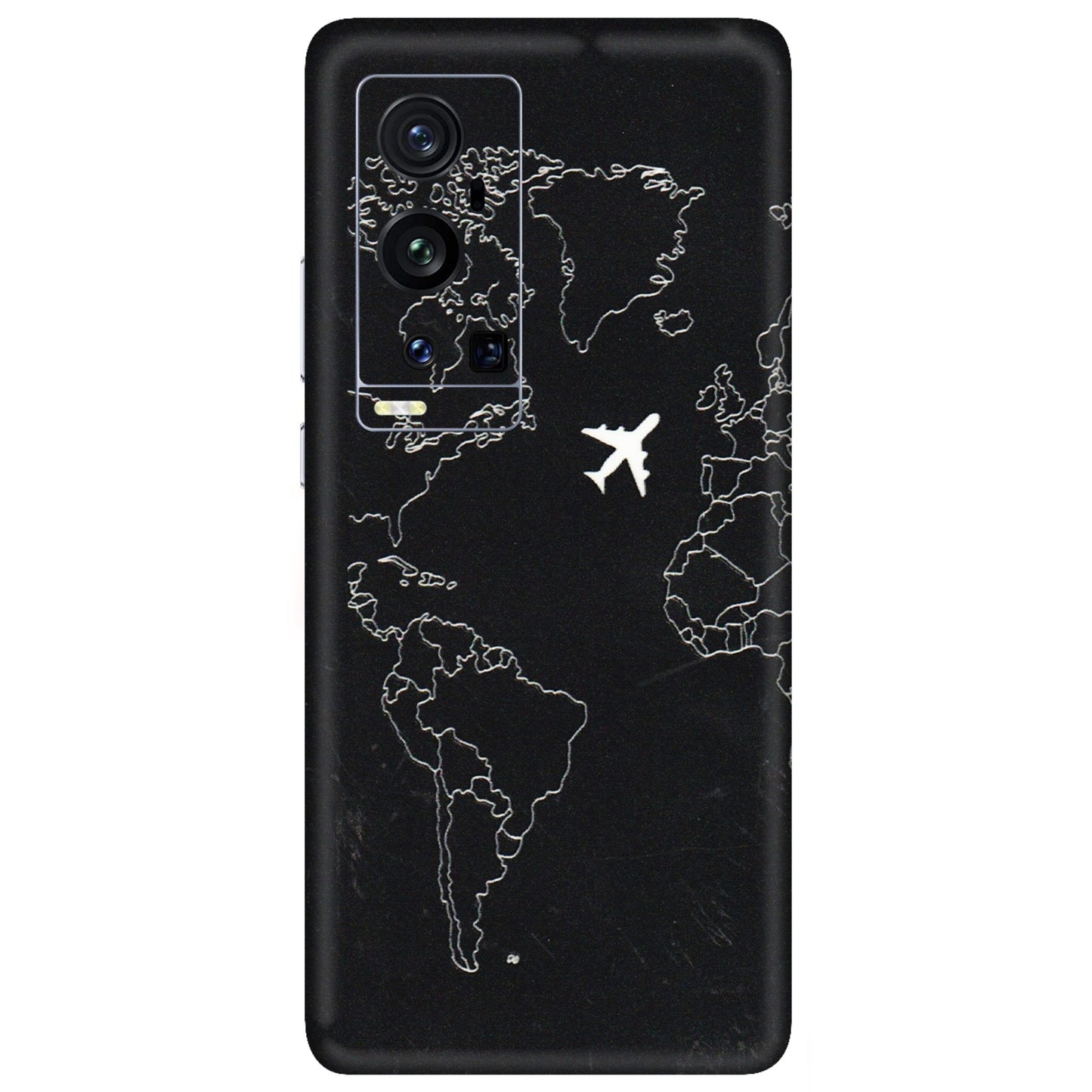 VIVO Z/V/X/T/U/S Series Phone Skins (All Models) - Never Ending Travel - 3D Embossed Finish (L-79) Vivo X60 Pro Plus
