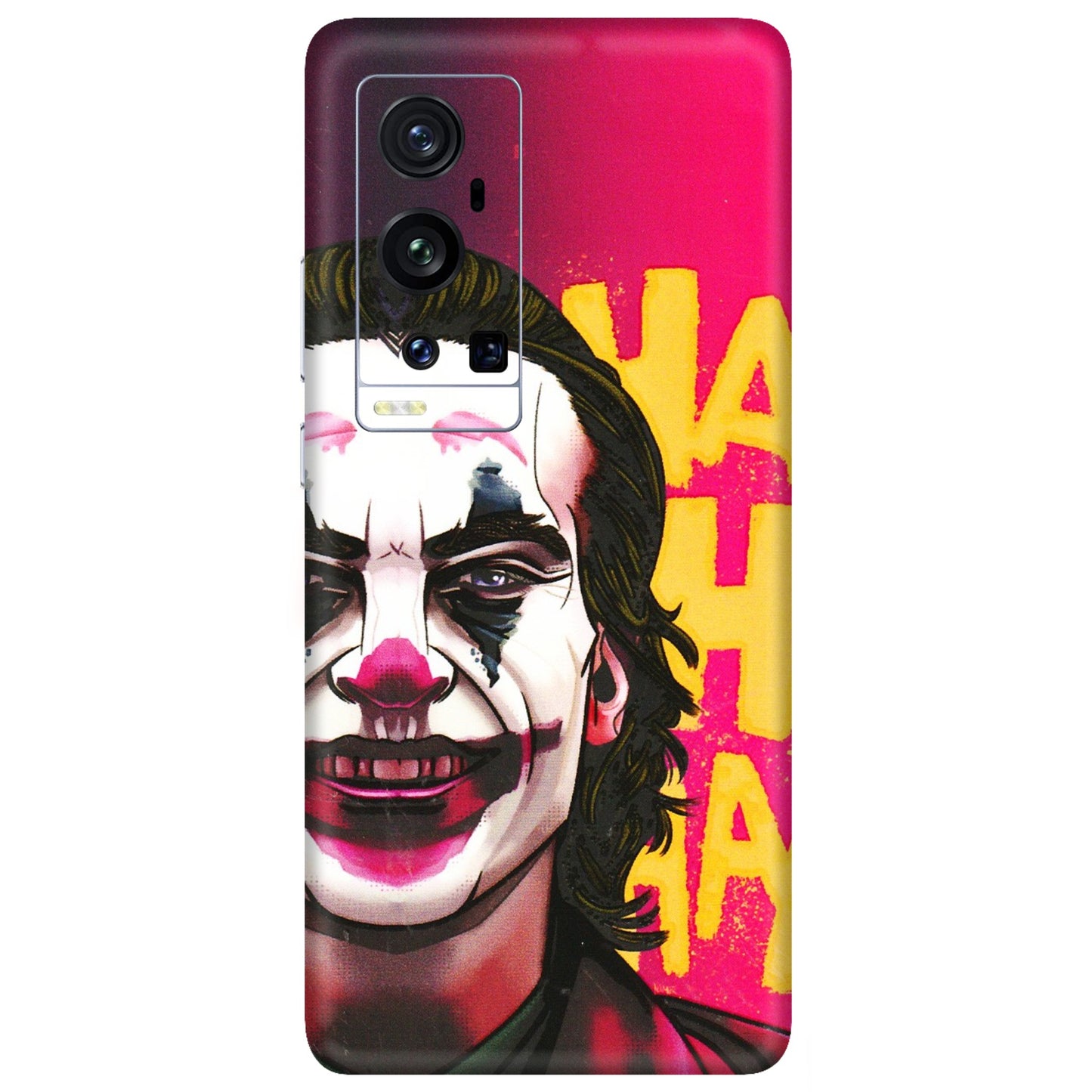 VIVO Z/V/X/T/U/S Series Phone Skins (All Models) - Joker Evil Laugh - 3D Embossed Finish (L-97) Vivo X60 Pro Plus