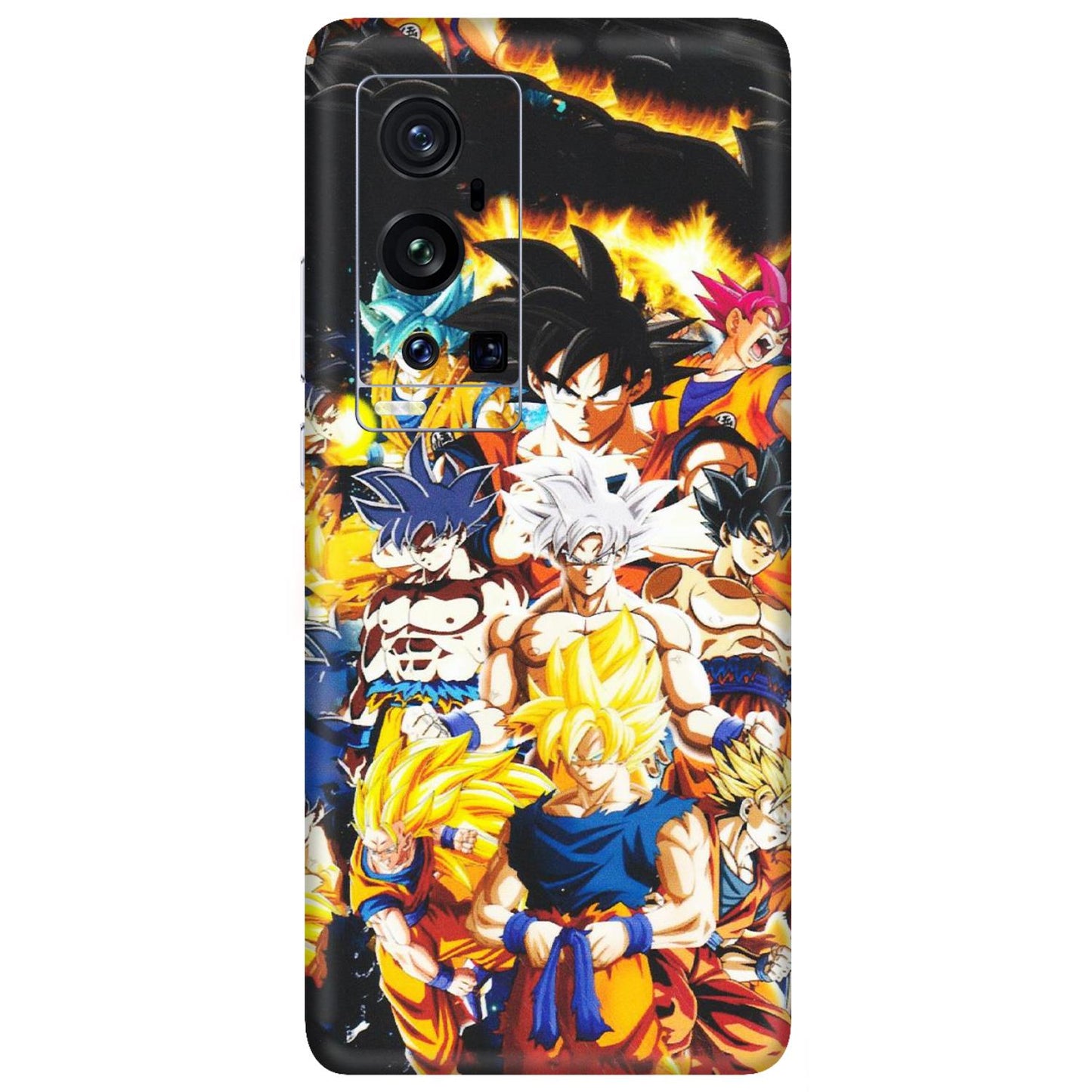 VIVO Z/V/X/T/U/S Series Phone Skins (All Models) - Ultimate Dragon Ball Z - Matte Finish (M-100) Vivo X60 Pro Plus