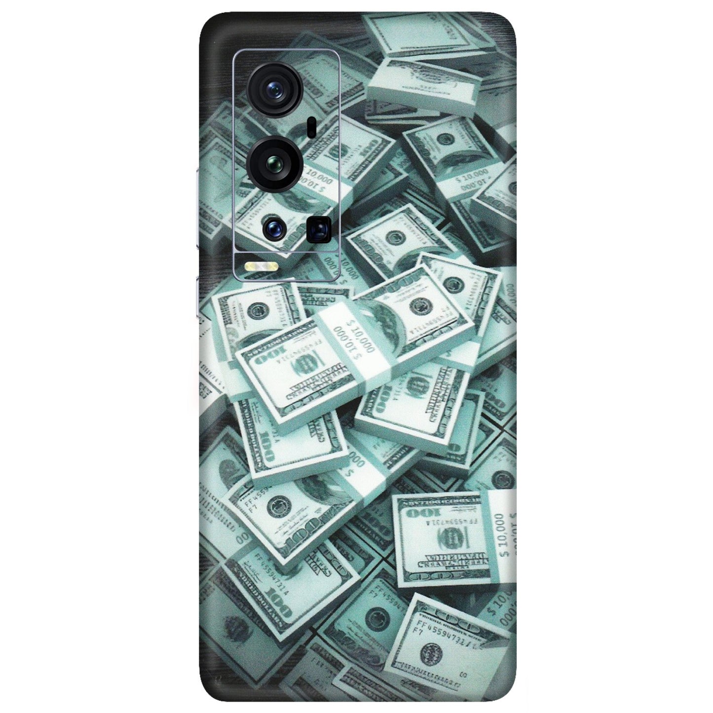 VIVO Z/V/X/T/U/S Series Phone Skins (All Models) - Hundred Dollar Bill - Matte Finish (M-162) Vivo X60 Pro Plus