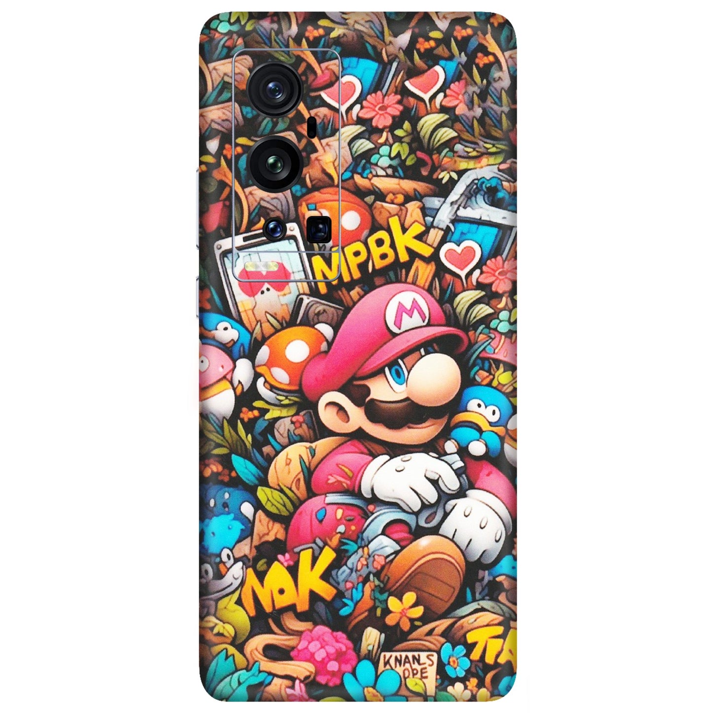 VIVO Z/V/X/T/U/S Series Phone Skins (All Models) - Super Mario Bros Artistic - Matte Finish (M-173) Vivo X60 Pro Plus