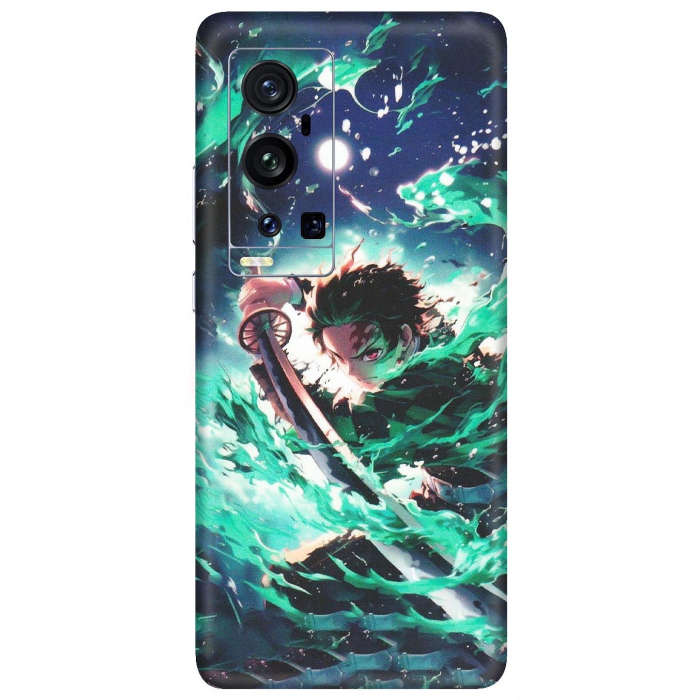 VIVO Z/V/X/T/U/S Series Phone Skins (All Models) - Sword Fighter Anime - Matte Finish (M-29) Vivo X60 Pro Plus