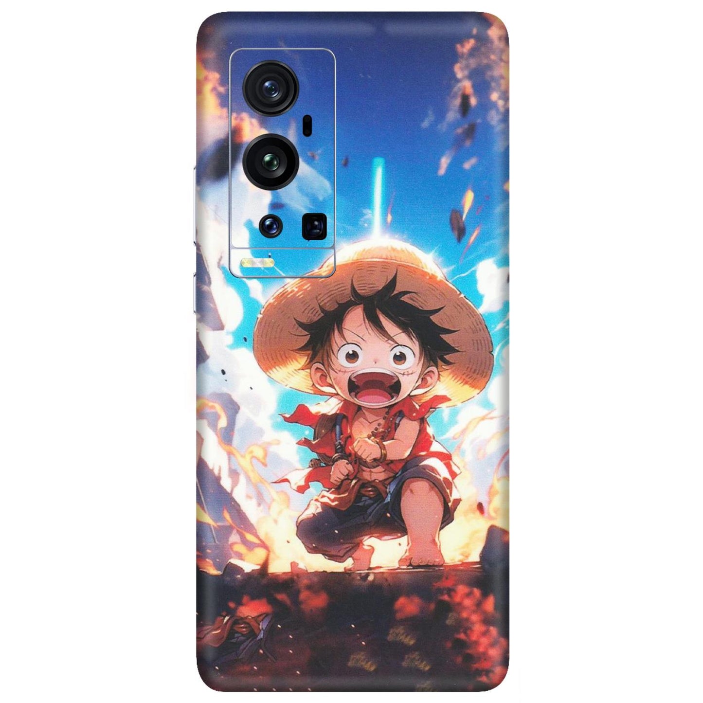 VIVO Z/V/X/T/U/S Series Phone Skins (All Models) - Toon One Piece Cute Character - Matte Finish (M-35) Vivo X60 Pro Plus