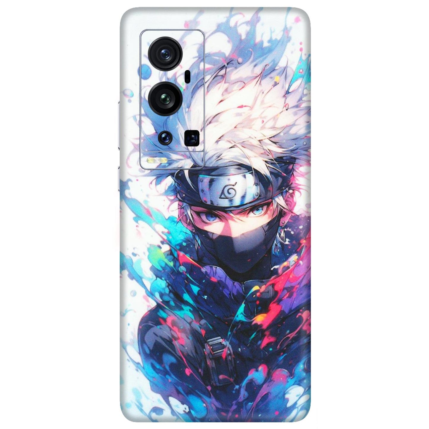 VIVO Z/V/X/T/U/S Series Phone Skins (All Models) - Naruto Face Mask - Matte Finish (M-03) Vivo X60 Pro Plus