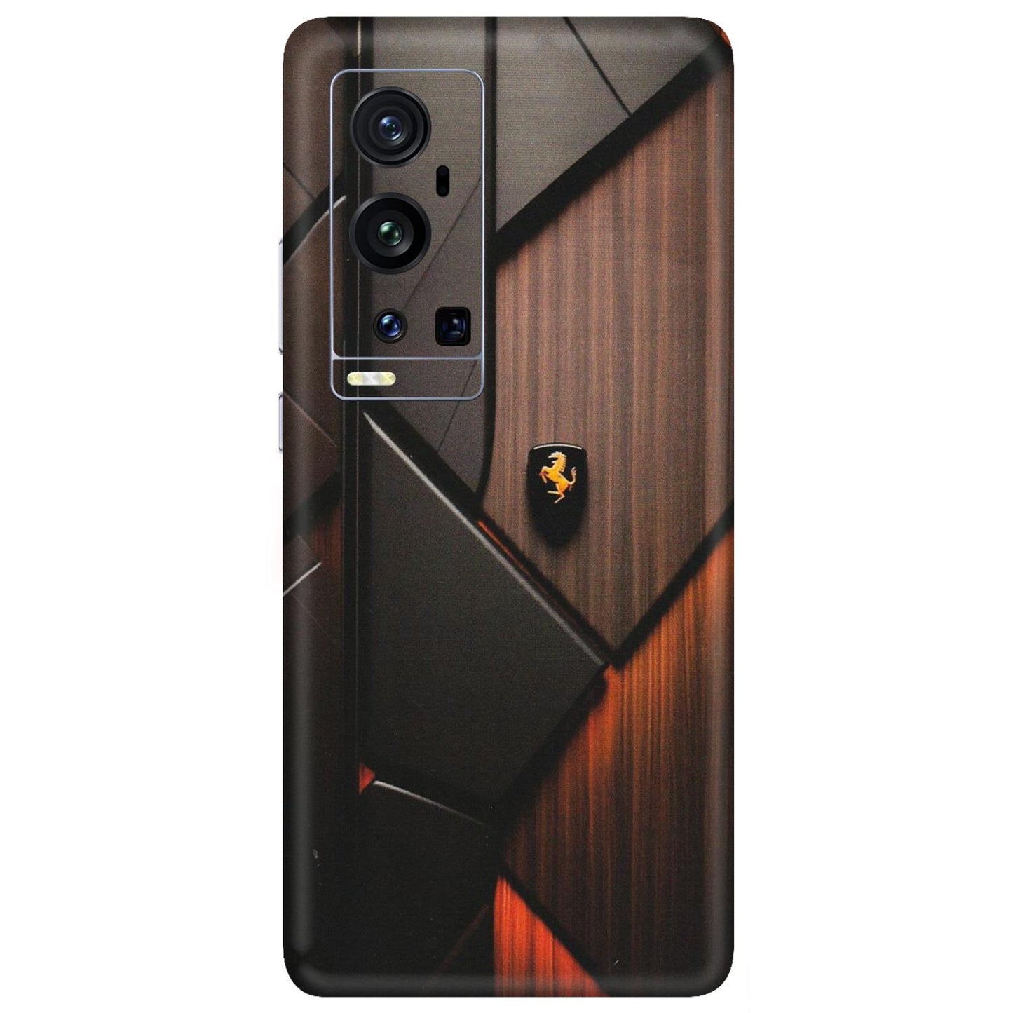 VIVO Z/V/X/T/U/S Series Phone Skins (All Models) - Lambo Beauty Wood Pattern Sober - Matte Finish (M-51) Vivo X60 Pro Plus