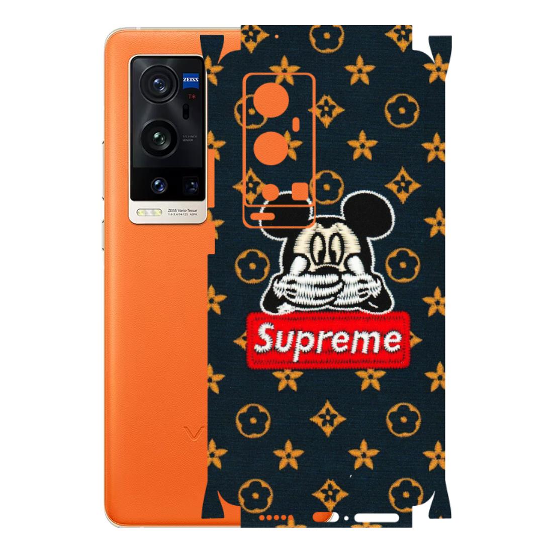 VIVO Z/V/X/T/U/S Series Phone Skins (All Models) - Mickey Supreme - Matte Finish (M-83) Vivo X60 Pro Plus