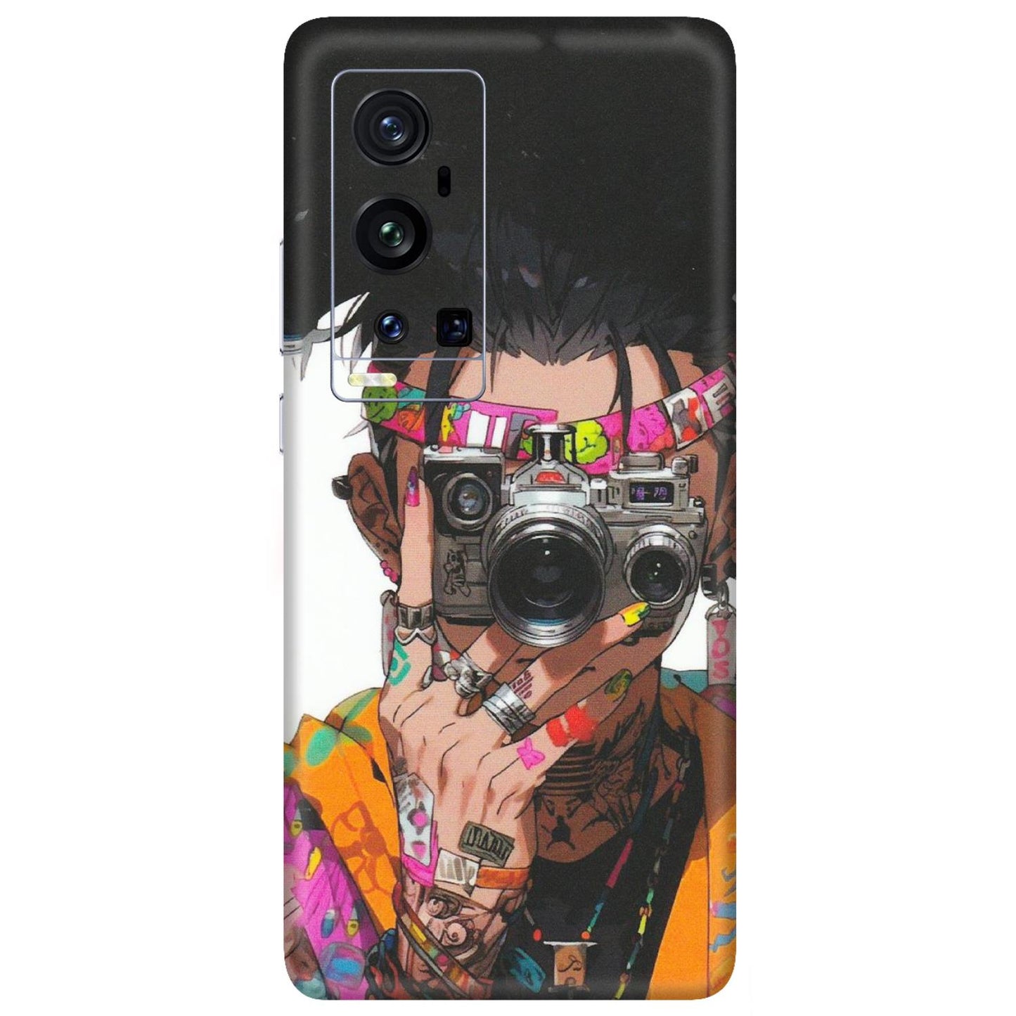 VIVO Z/V/X/T/U/S Series Phone Skins (All Models) - Camera Lover Girl - Matte Finish (M-09) Vivo X60 Pro Plus