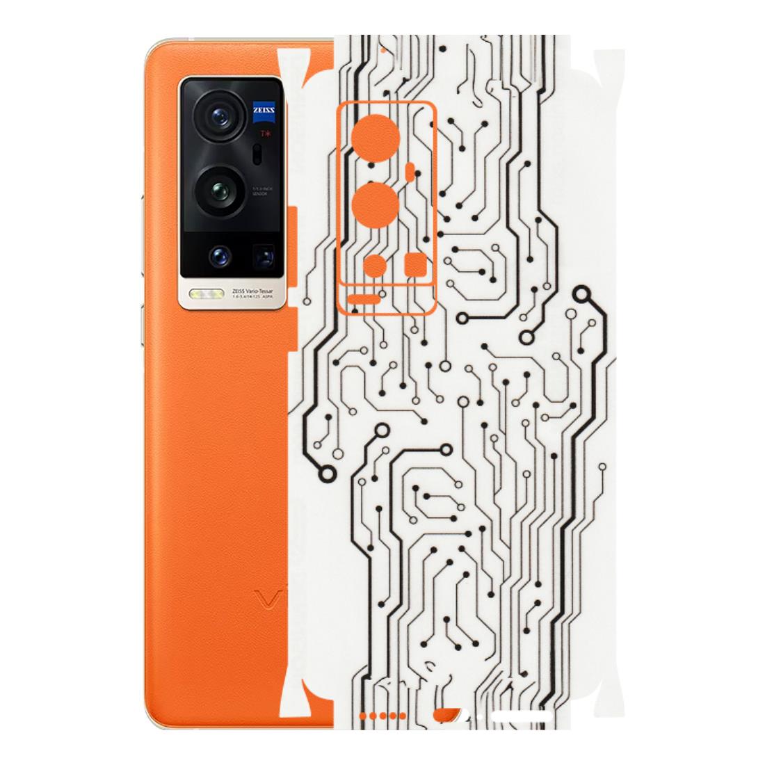 VIVO Z/V/X/T/U/S Series Phone Skins (All Models) - Tech Circuits - Transparent Finish (T-03) Vivo X60 Pro Plus