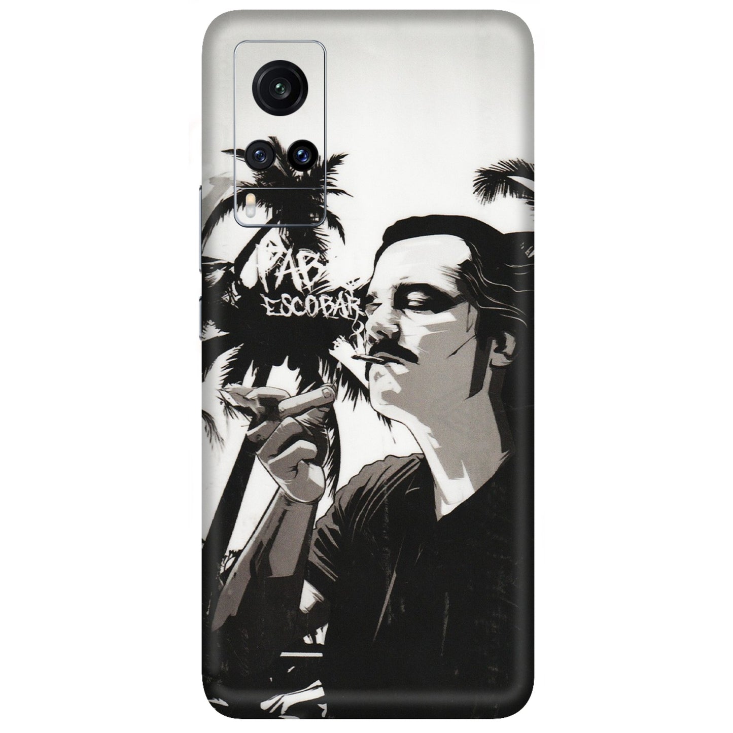 VIVO Z/V/X/T/U/S Series Phone Skins (All Models) - Pab Escobar - Transparent Finish (T-05) Vivo X60