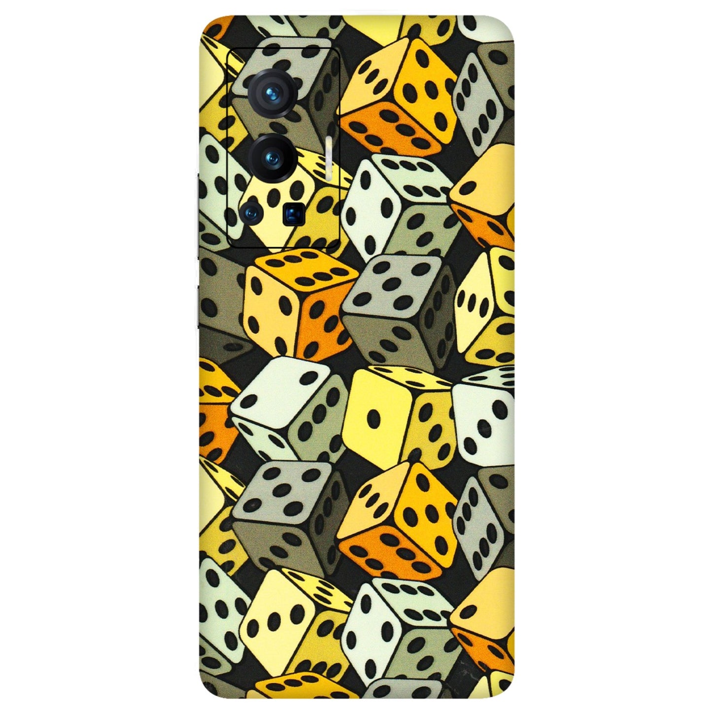 VIVO Z/V/X/T/U/S Series Phone Skins (All Models) - Dices Of Life - 3D Embossed Finish (L-04) Vivo X70 Pro (5G)