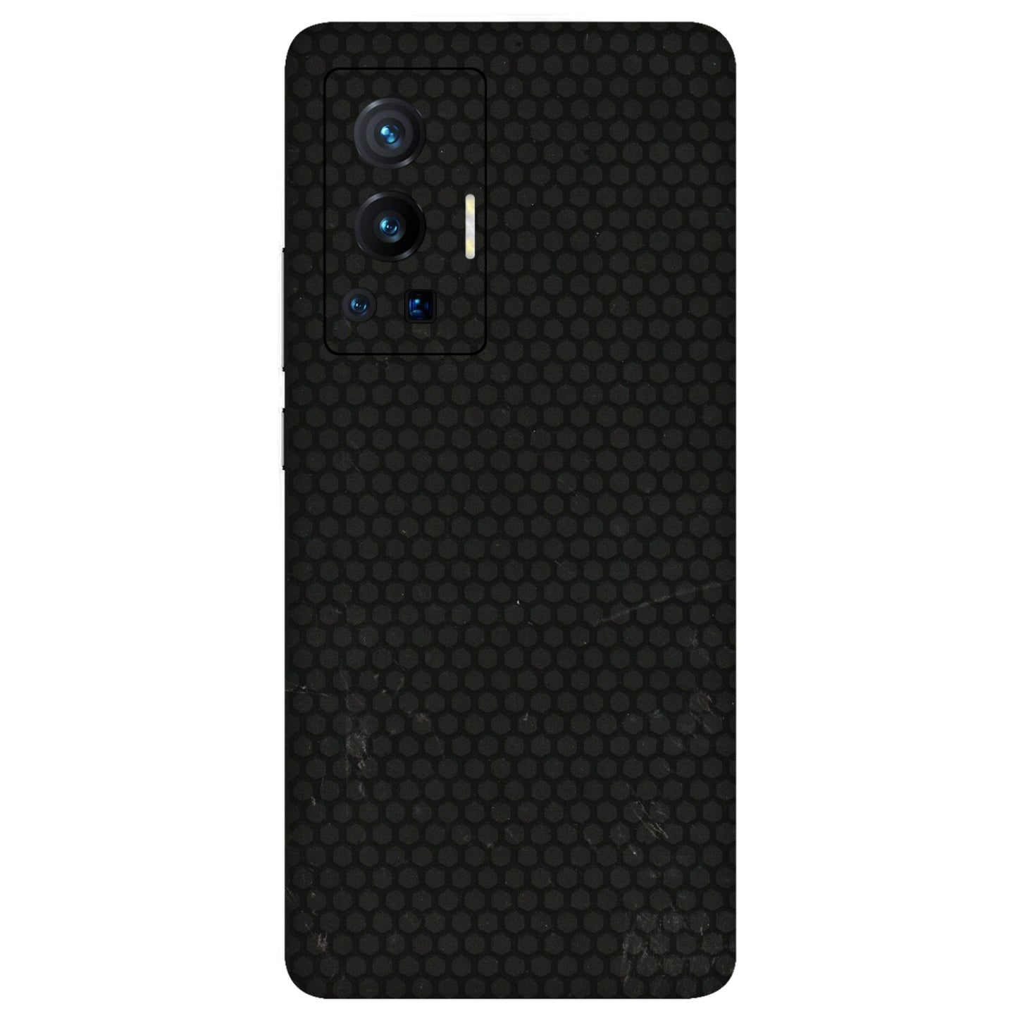 VIVO Z/V/X/T/U/S Series Phone Skins (All Models) - Black honeycomb - 3D Embossed Finish (L-114) Vivo X70 Pro (5G)