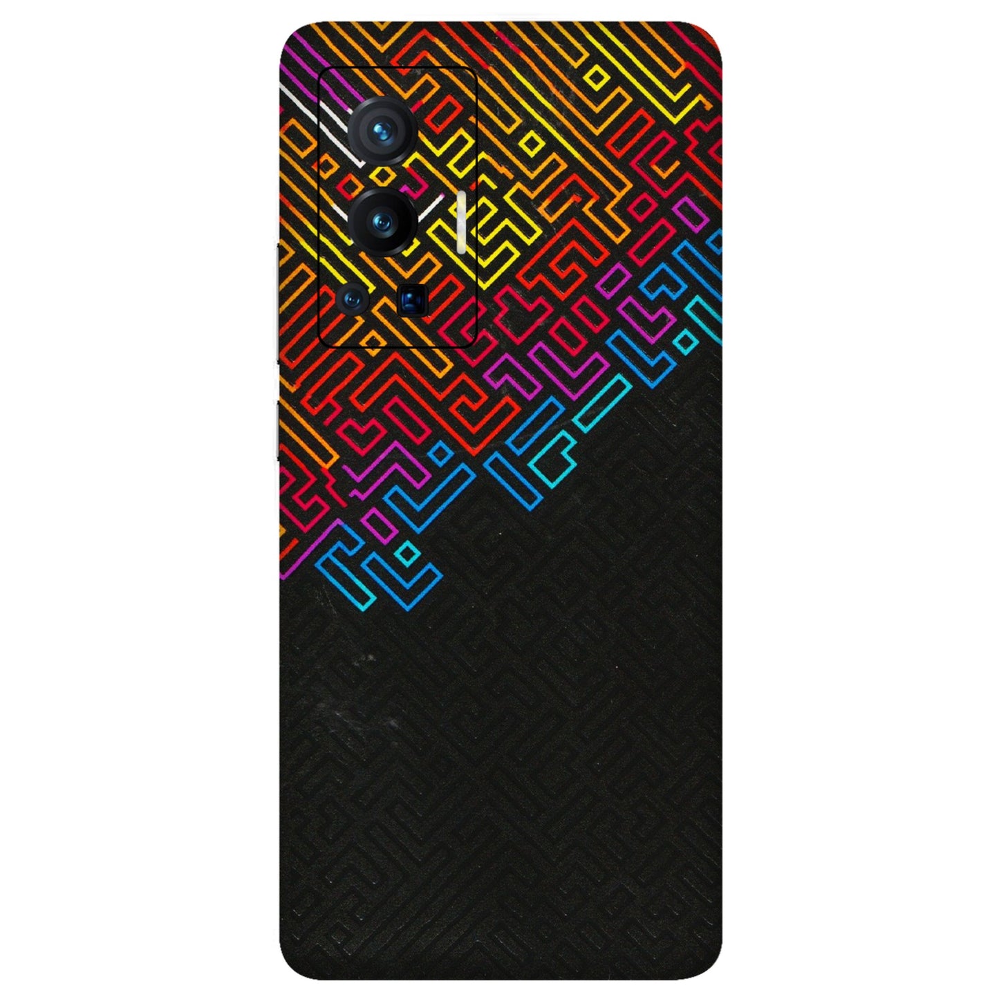 VIVO Z/V/X/T/U/S Series Phone Skins (All Models) - Dotme Pattern Art - 3D Embossed Finish (L-121) Vivo X70 Pro (5G)