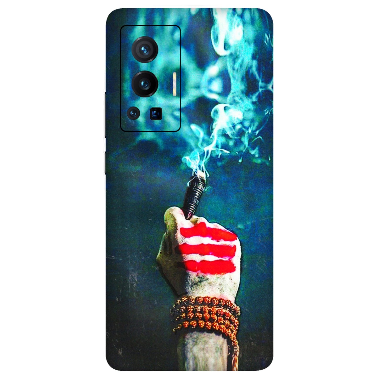 VIVO Z/V/X/T/U/S Series Phone Skins (All Models) - Mahadev Bhakt - 3D Embossed Finish (L-146) Vivo X70 Pro (5G)