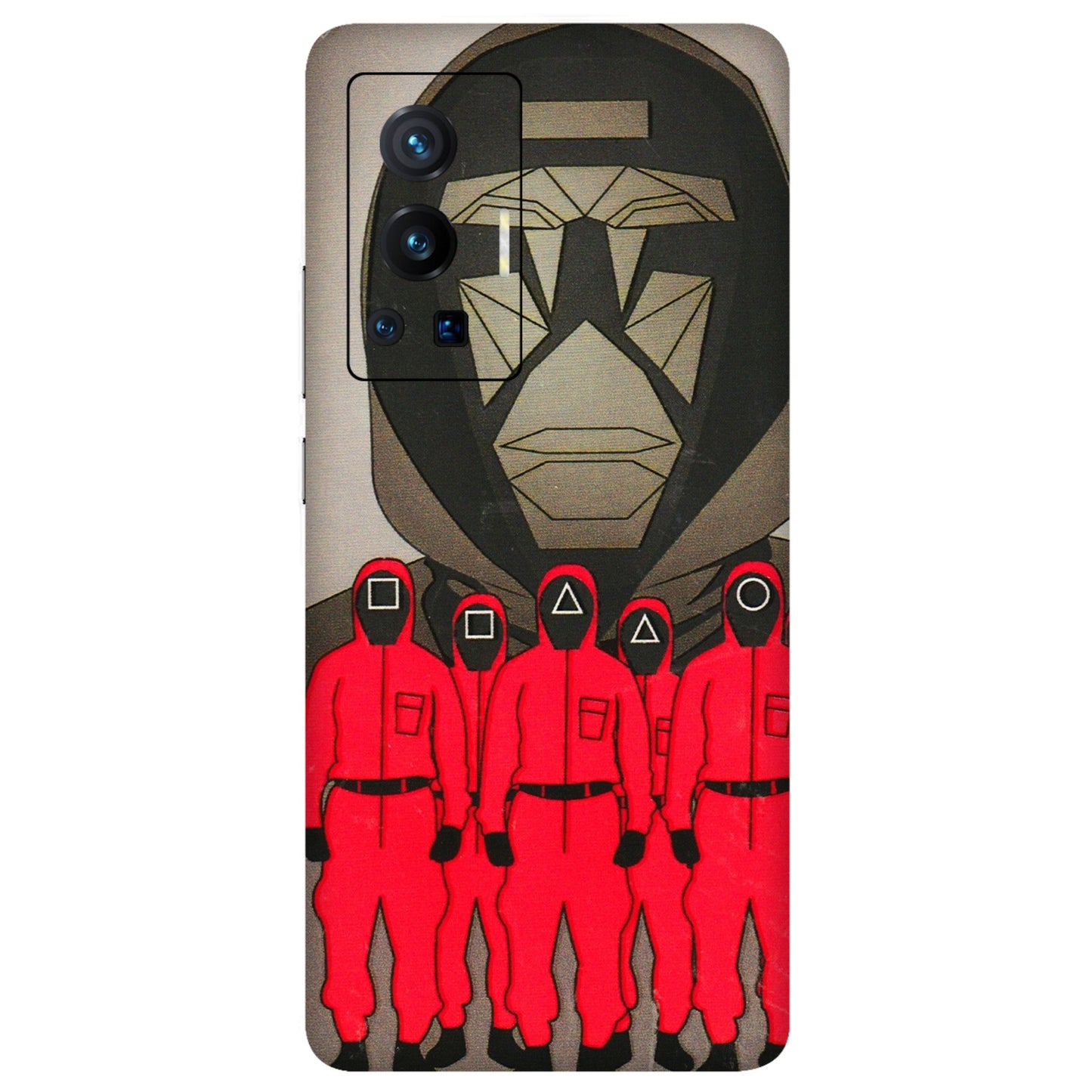 VIVO Z/V/X/T/U/S Series Phone Skins (All Models) - Squid Game Hero - 3D Embossed Finish (L-245) Vivo X70 Pro (5G)