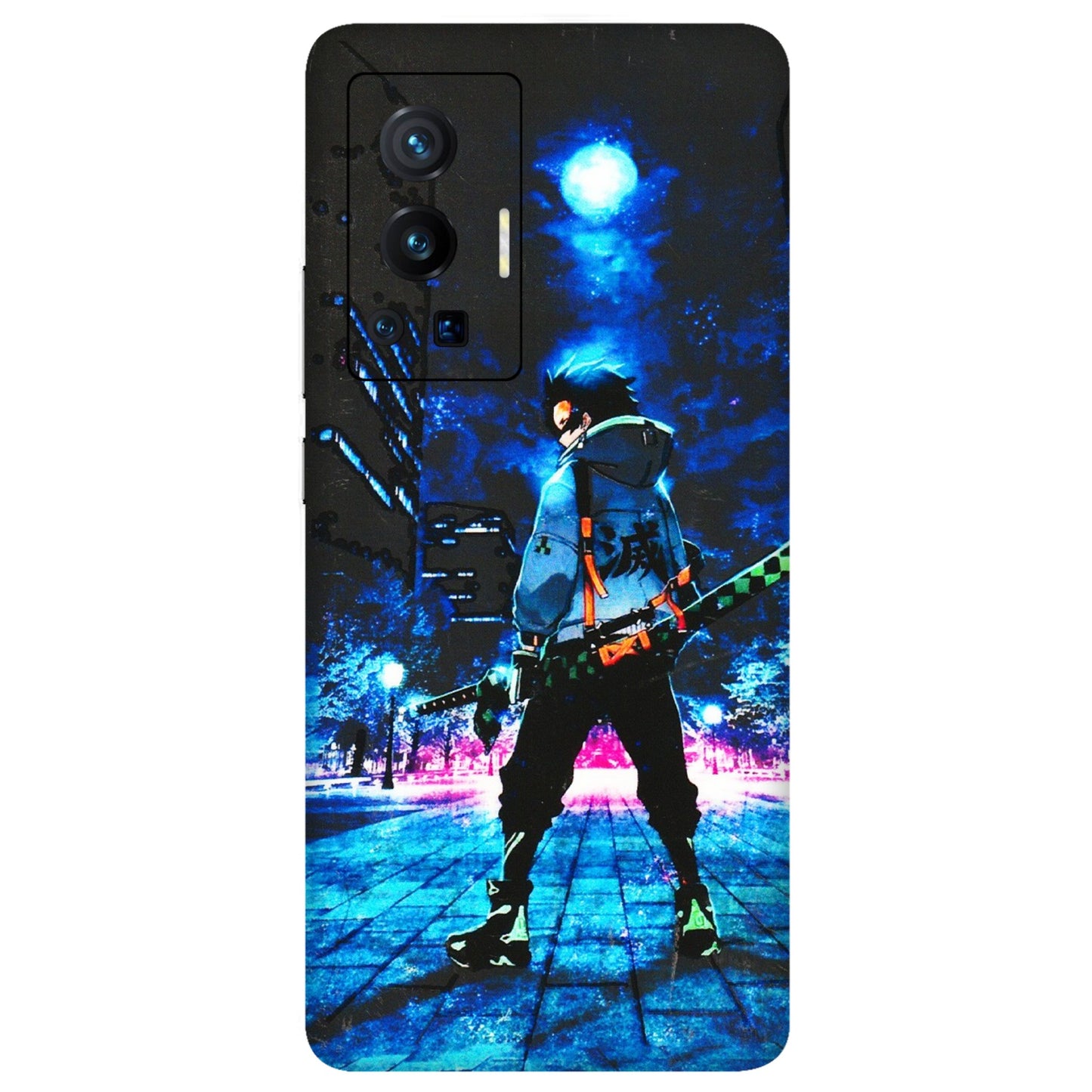 VIVO Z/V/X/T/U/S Series Phone Skins (All Models) - Demon Slayer Sword - 3D Embossed Finish (L-247) Vivo X70 Pro (5G)