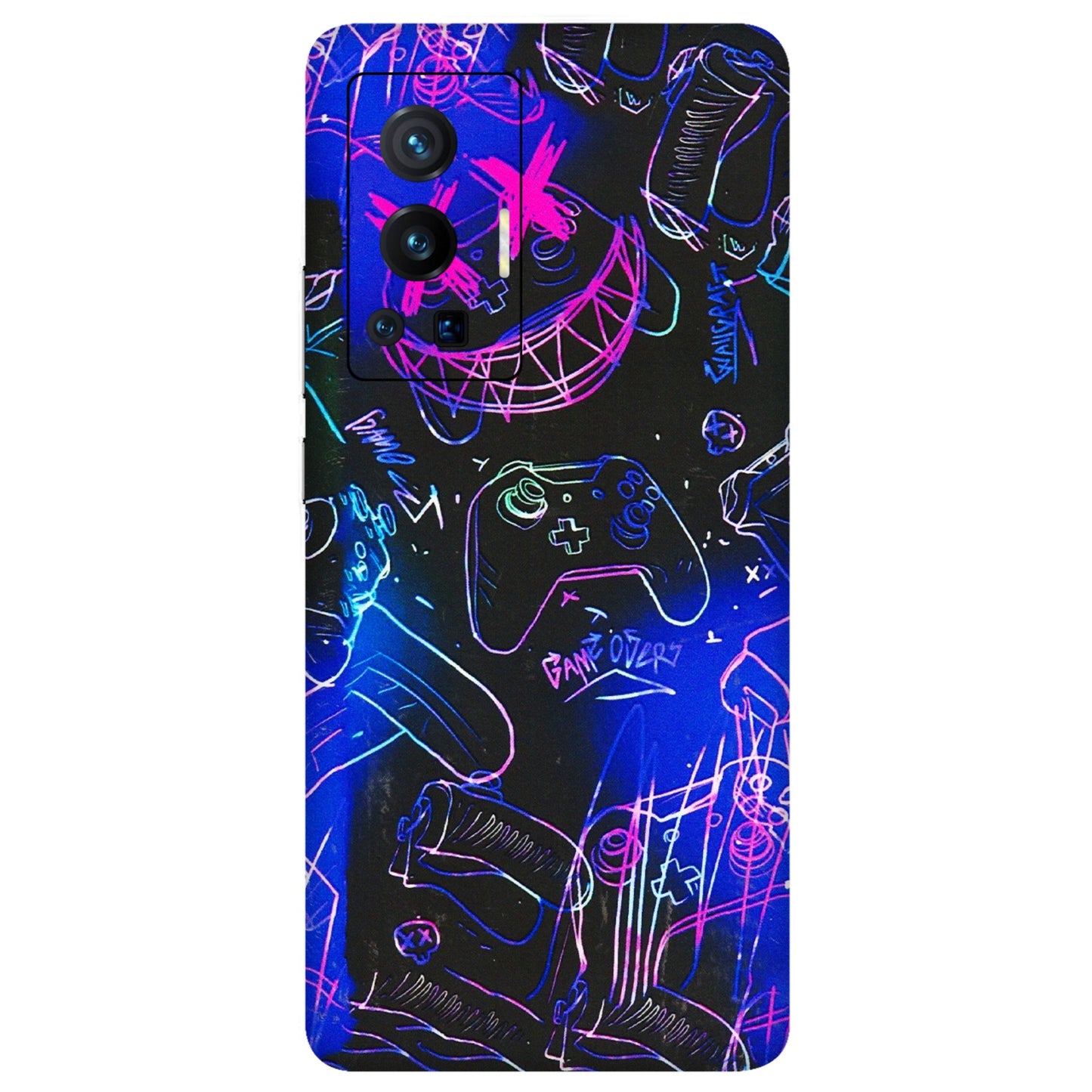 VIVO Z/V/X/T/U/S Series Phone Skins (All Models) - Gamers Paradise - 3D Embossed Finish (L-258) Vivo X70 Pro (5G)